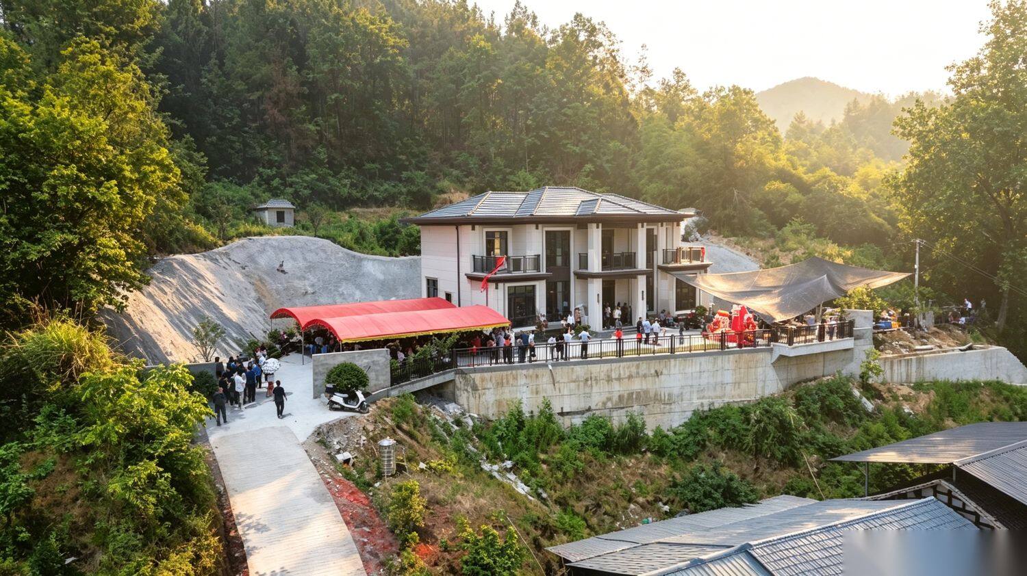 达州通川新中式二层别墅