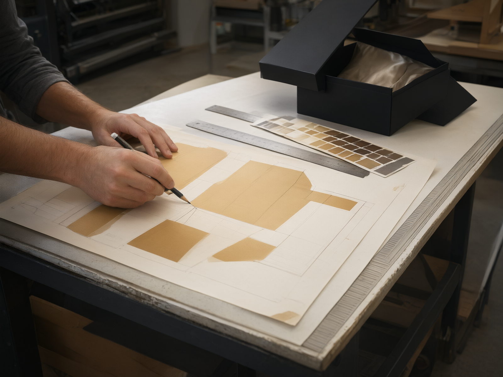 How a Custom Packaging Factory Plans Large Production Orders