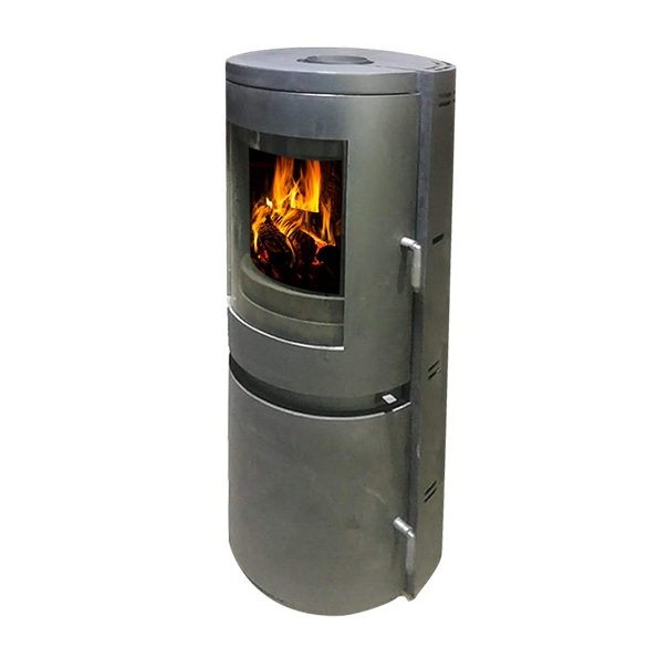Nordic-style fireplace