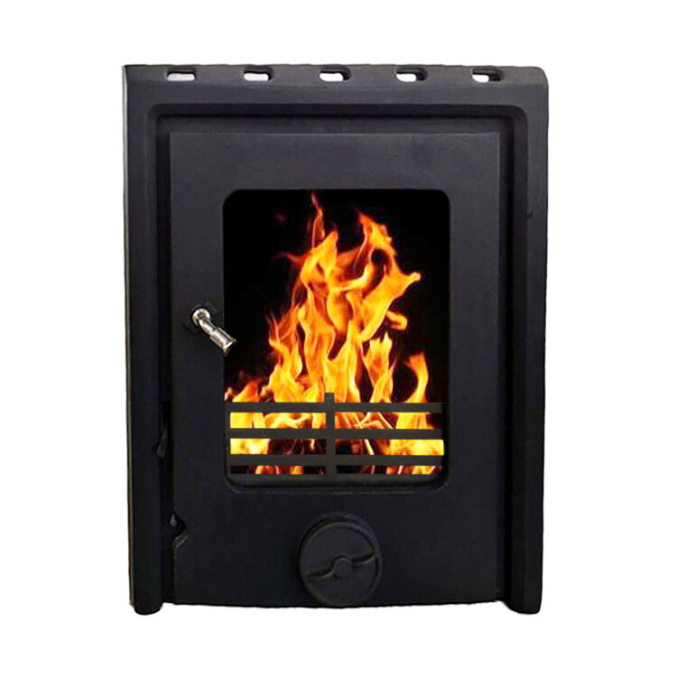 Vintage Cast Iron Fireplace