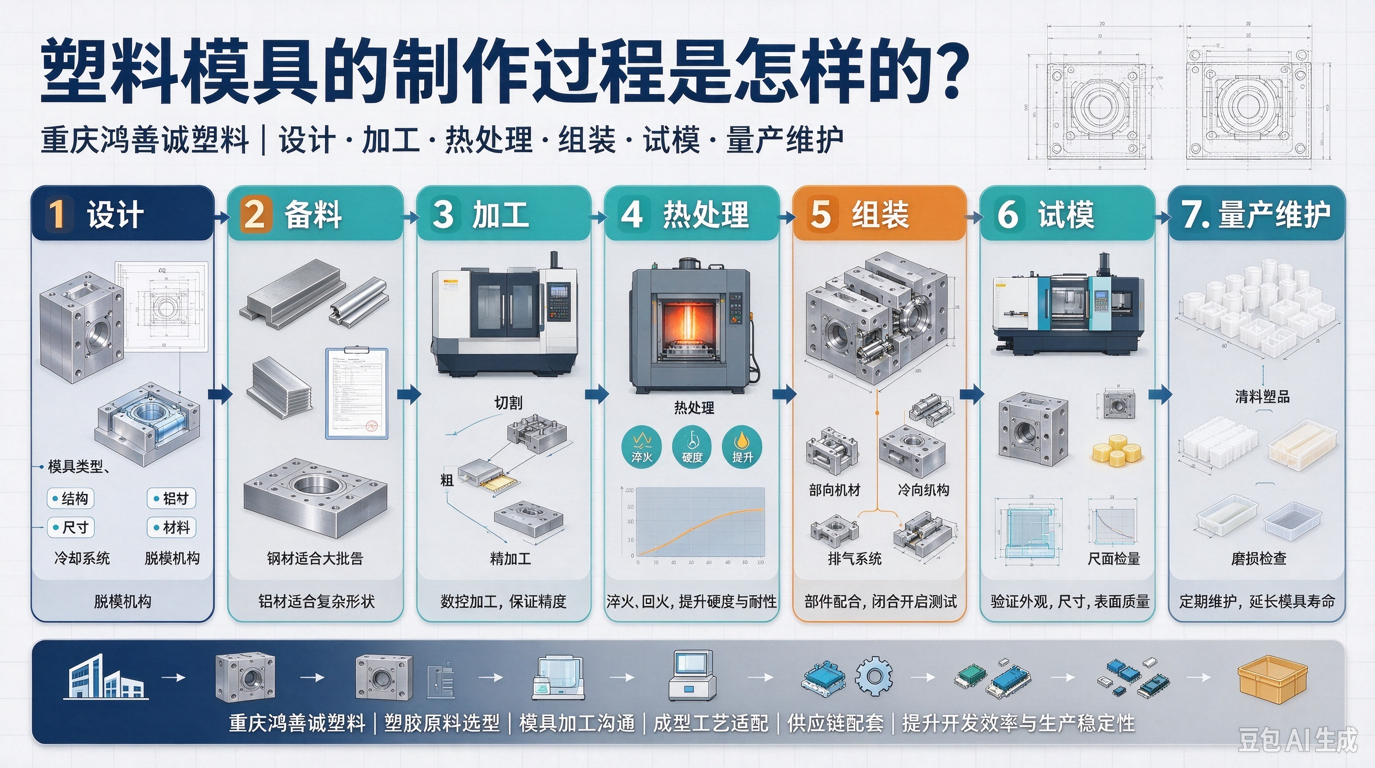 塑料模具的制作过程是怎样的?