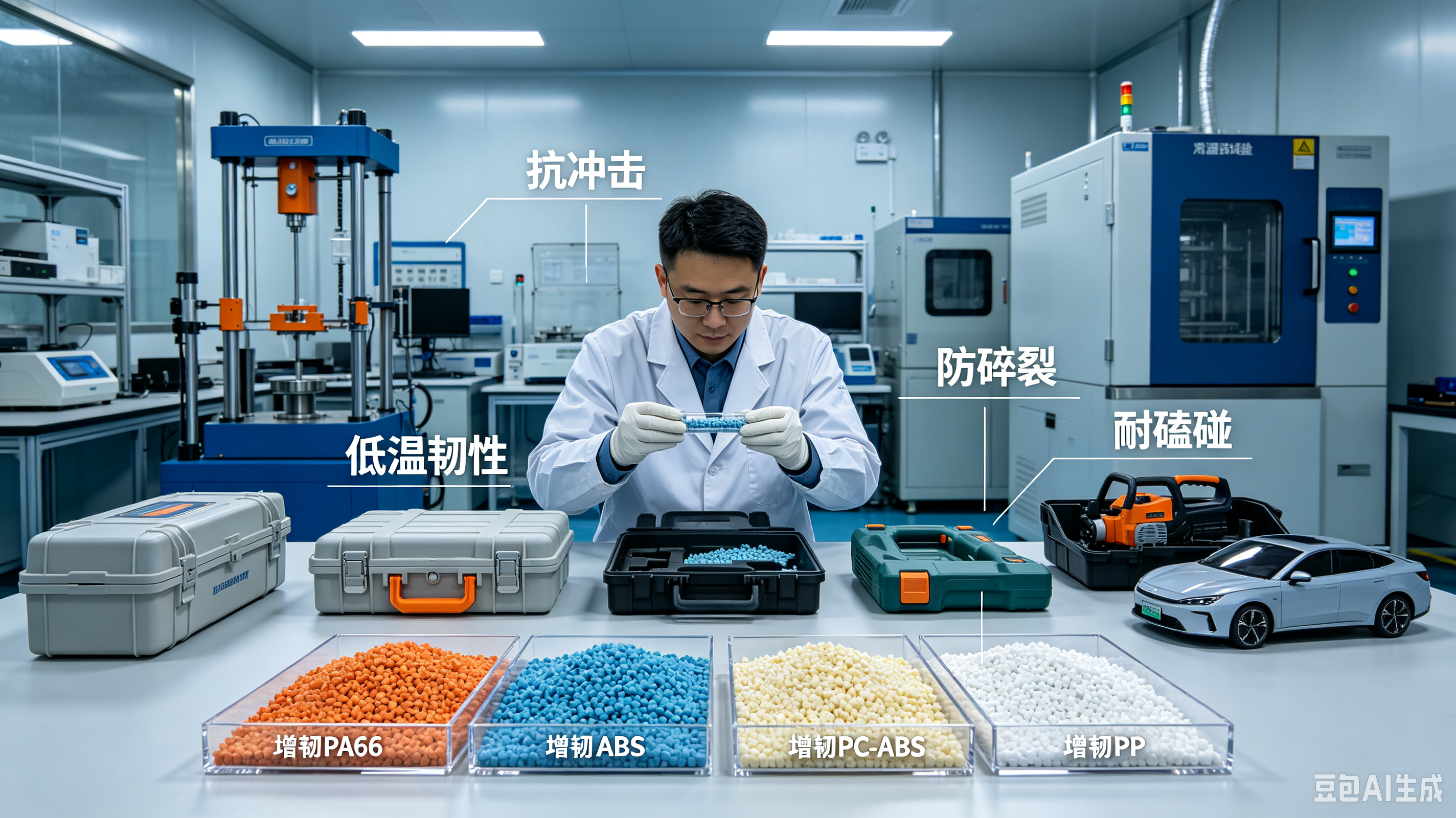 增韧改性塑料适配抗冲击制品生产