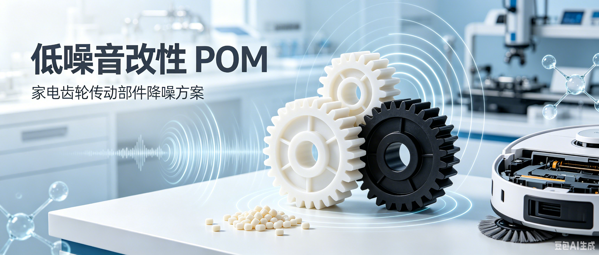 低噪音改性POM:家电齿轮传动部件的降噪关键