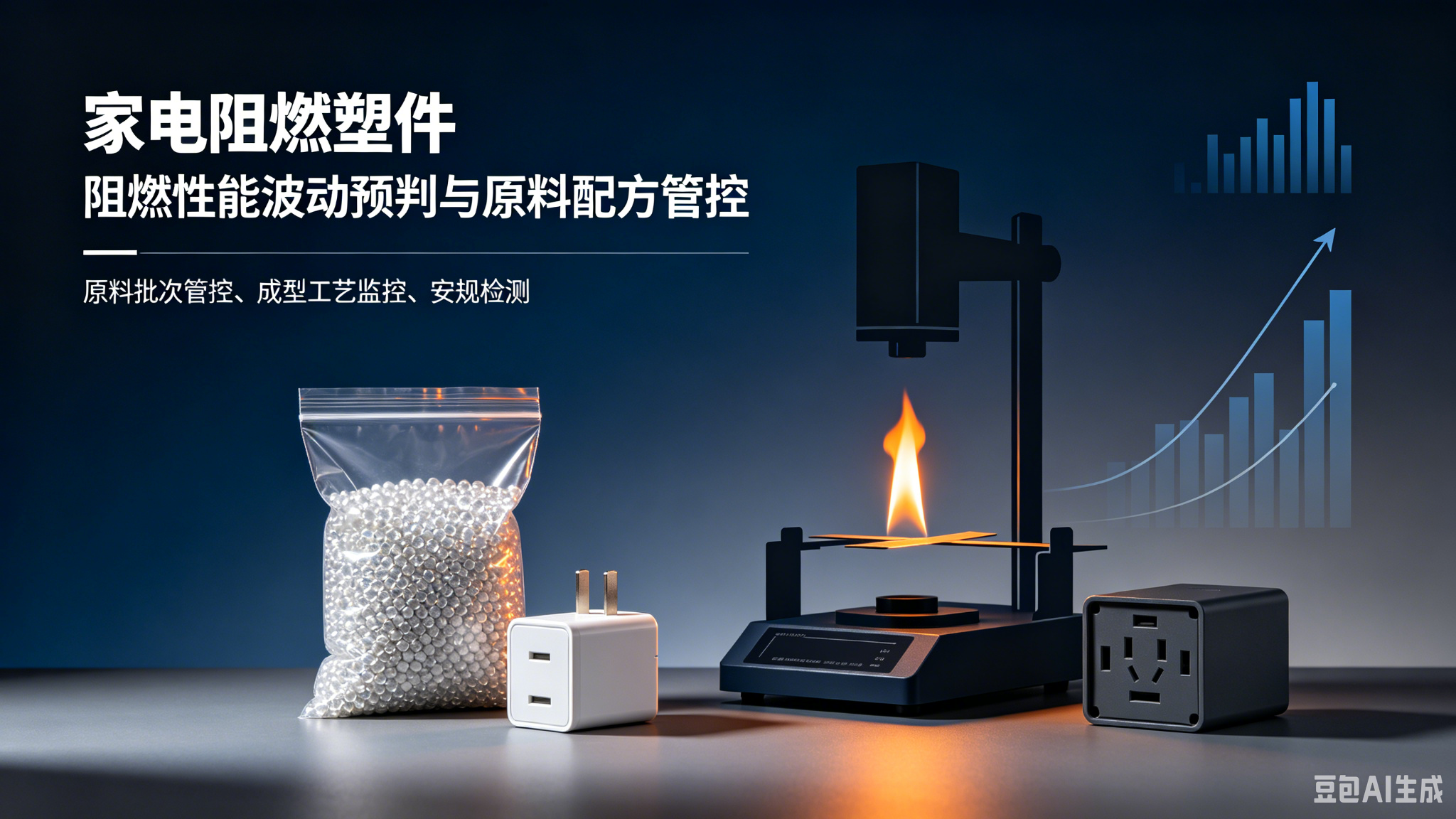 家电阻燃塑件阻燃性能波动预判与原料配方管控