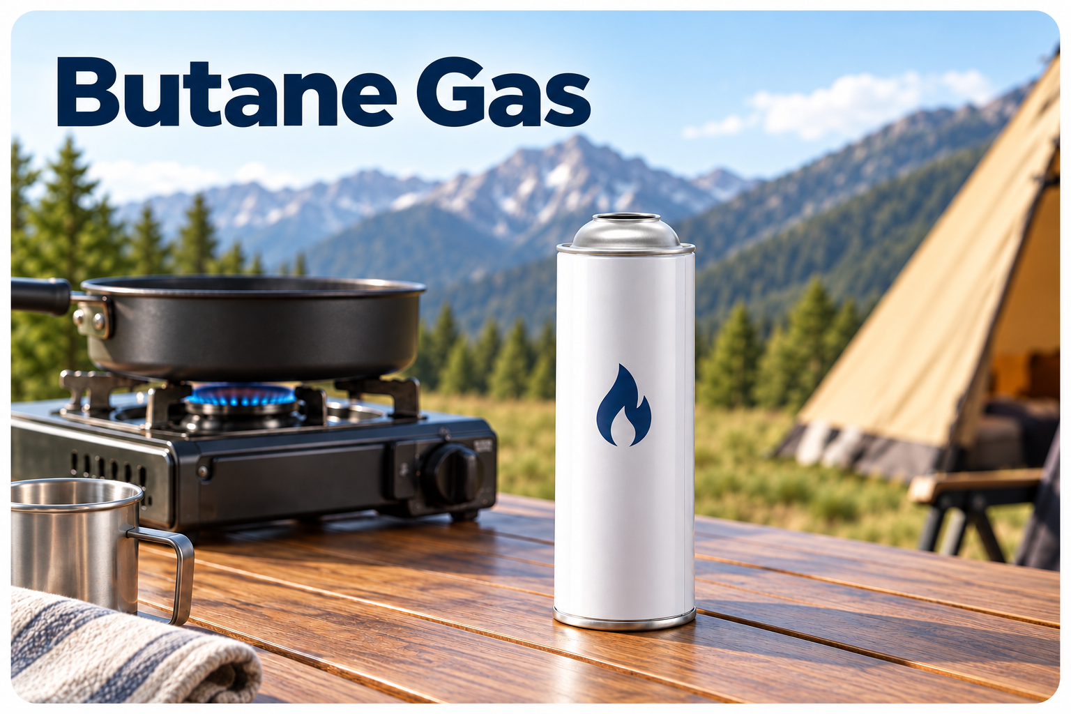 Butane Gas straight wall aerosol cans