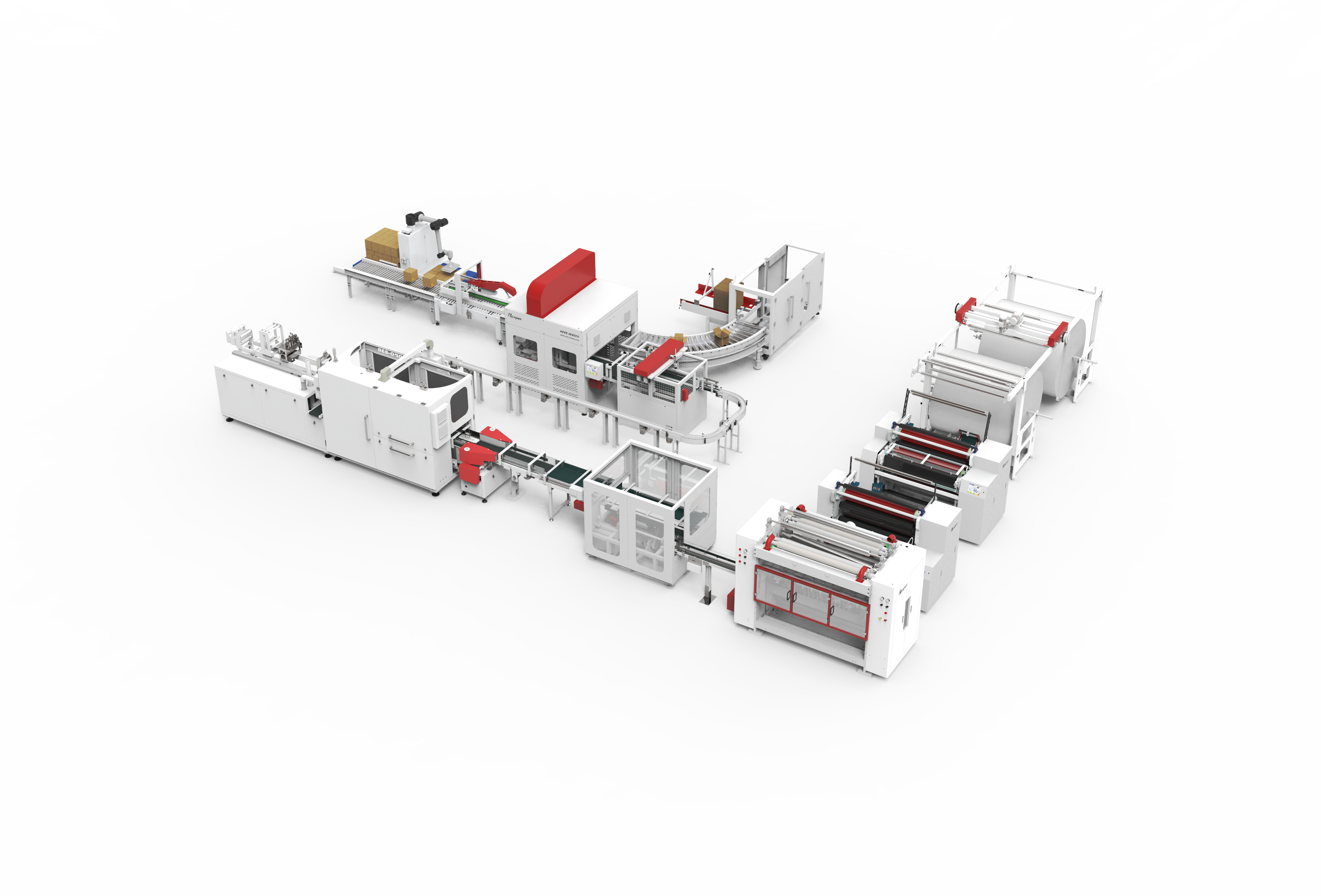 Fully Automatic Hand Towel/KitchenTowel Production Line