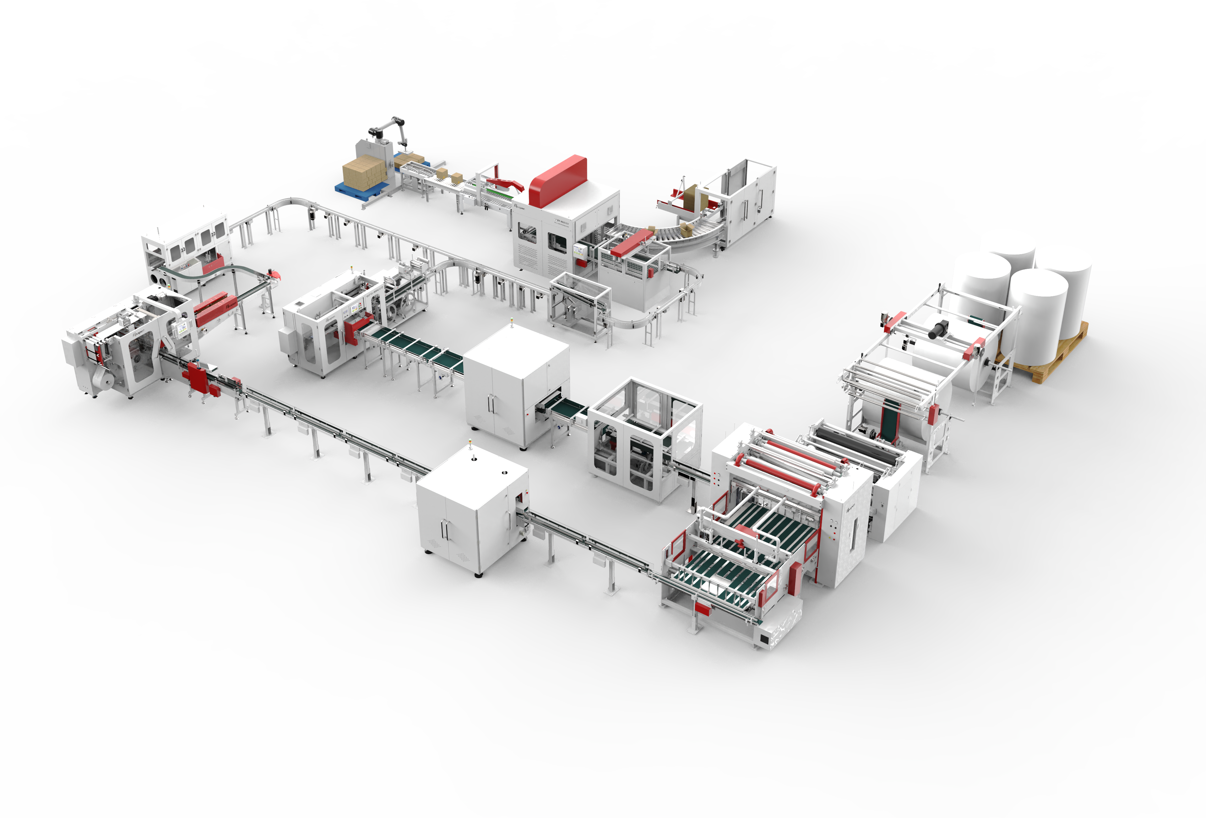 Fully Automatic Bottom/Soft Tissue Paper Production Line