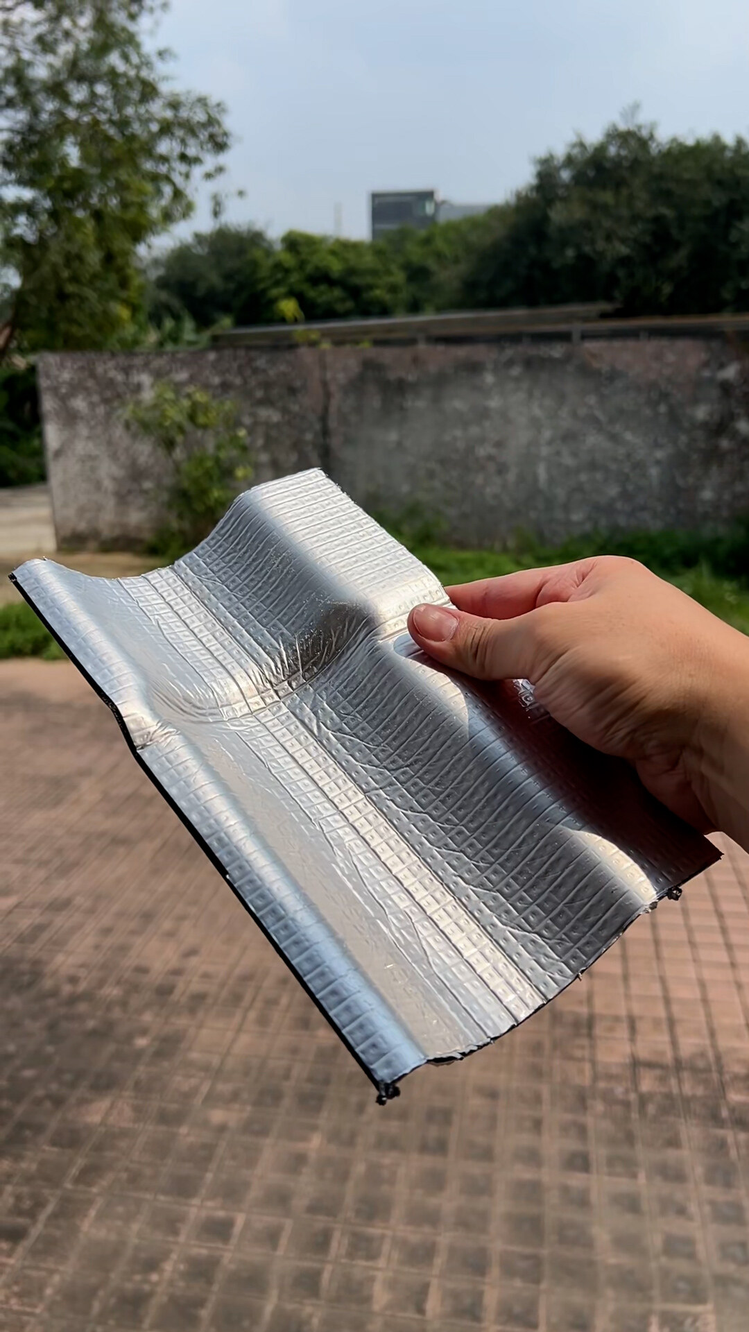 Rubber and Plastic Foam Tiles - Aluminum Alloy Great Wall Insulation Large Panels