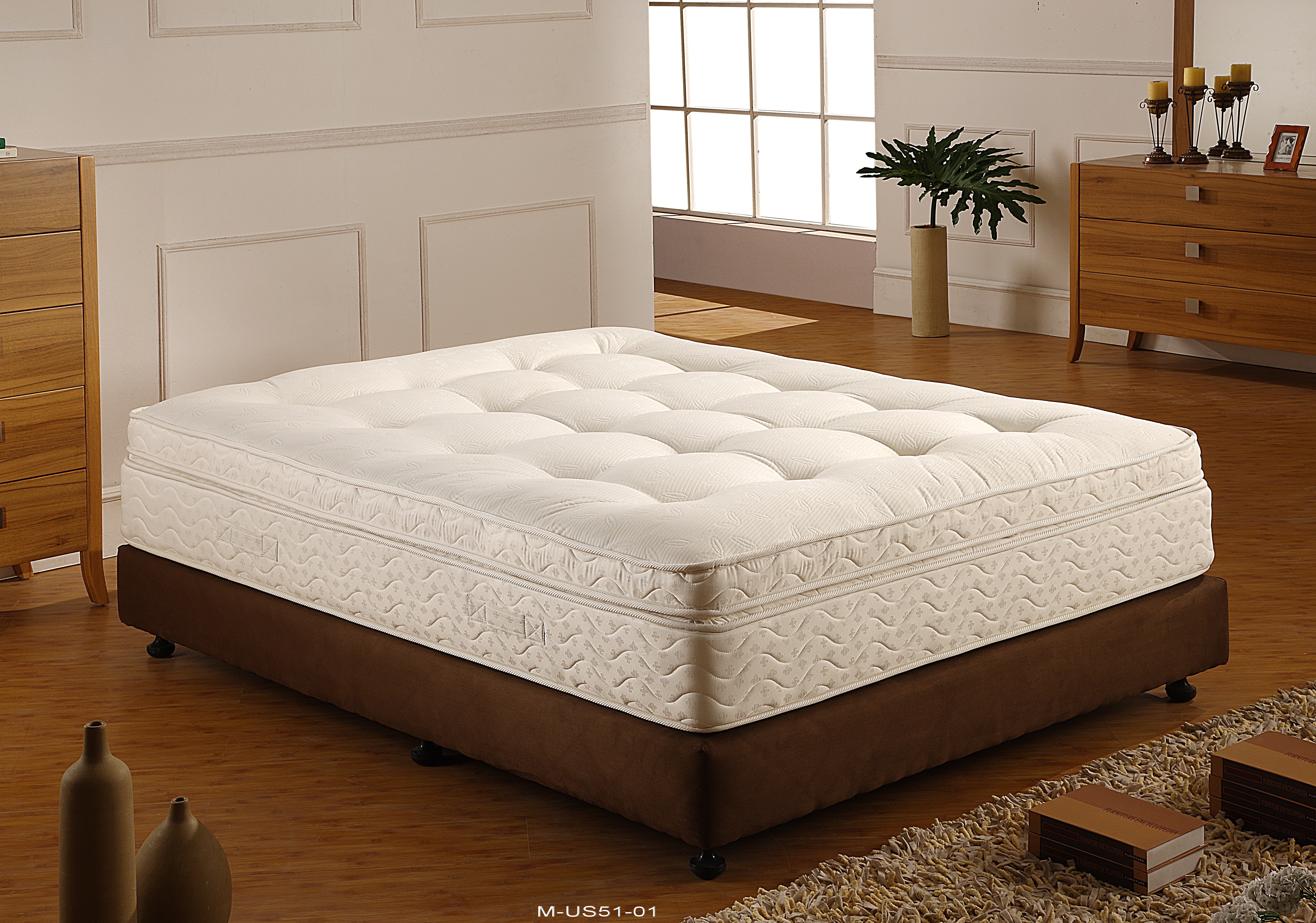 Luxury Goose Down & Memory Foam Hybrid Mattress – 18cm Zoned Pocket Spring Box Pillow Top