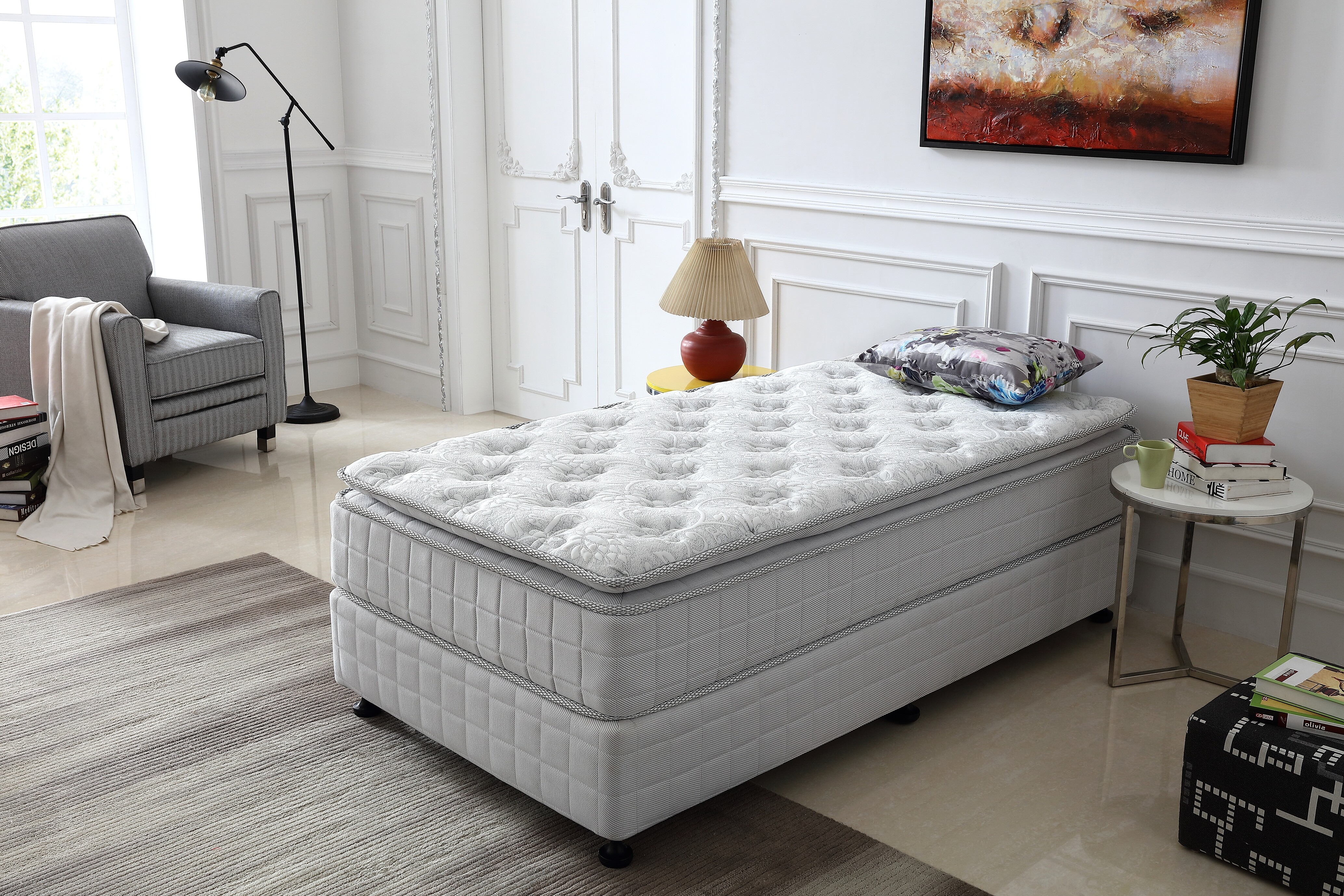 Premium Double-Sided Pocket Spring Mattress – Breathable Jacquard Fabric & Motion Isolation Support