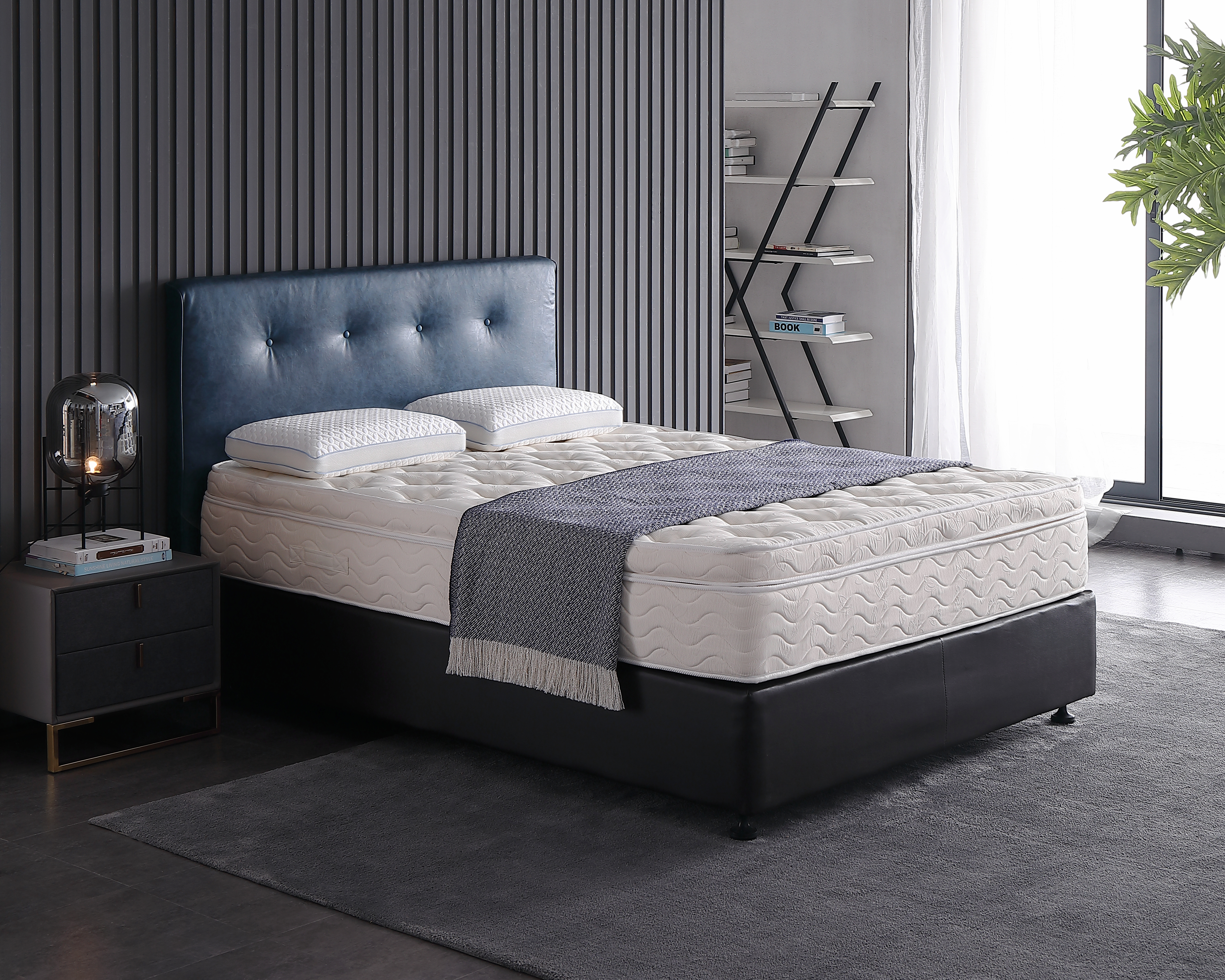 Luxury Latex Hybrid Mattress – 3-Zoned Pocket Spring & Pillow Top Support