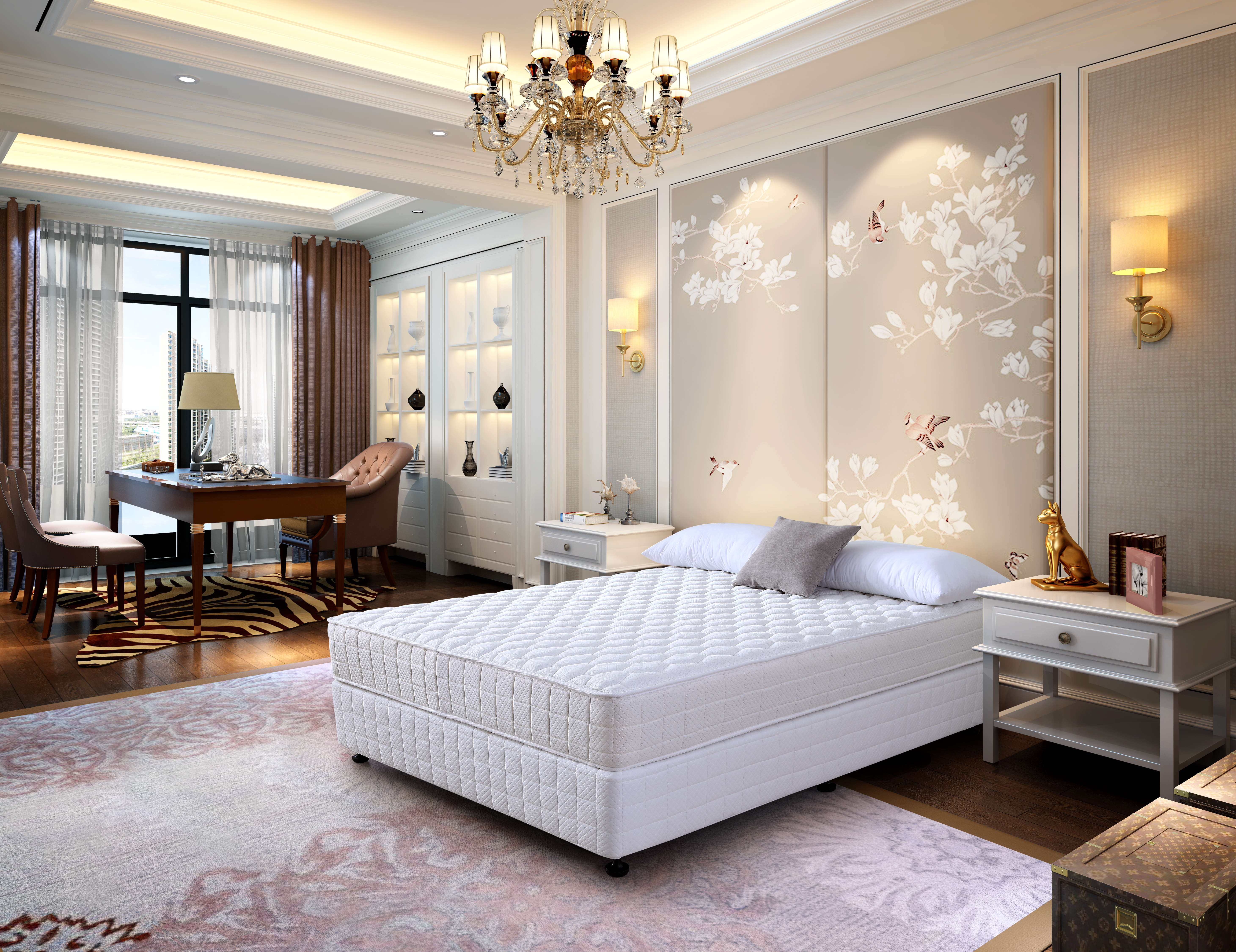 Premium Bonnell Spring Mattress – 8cm High-Density Comfort Foam & Orthopedic Jacquard Cover