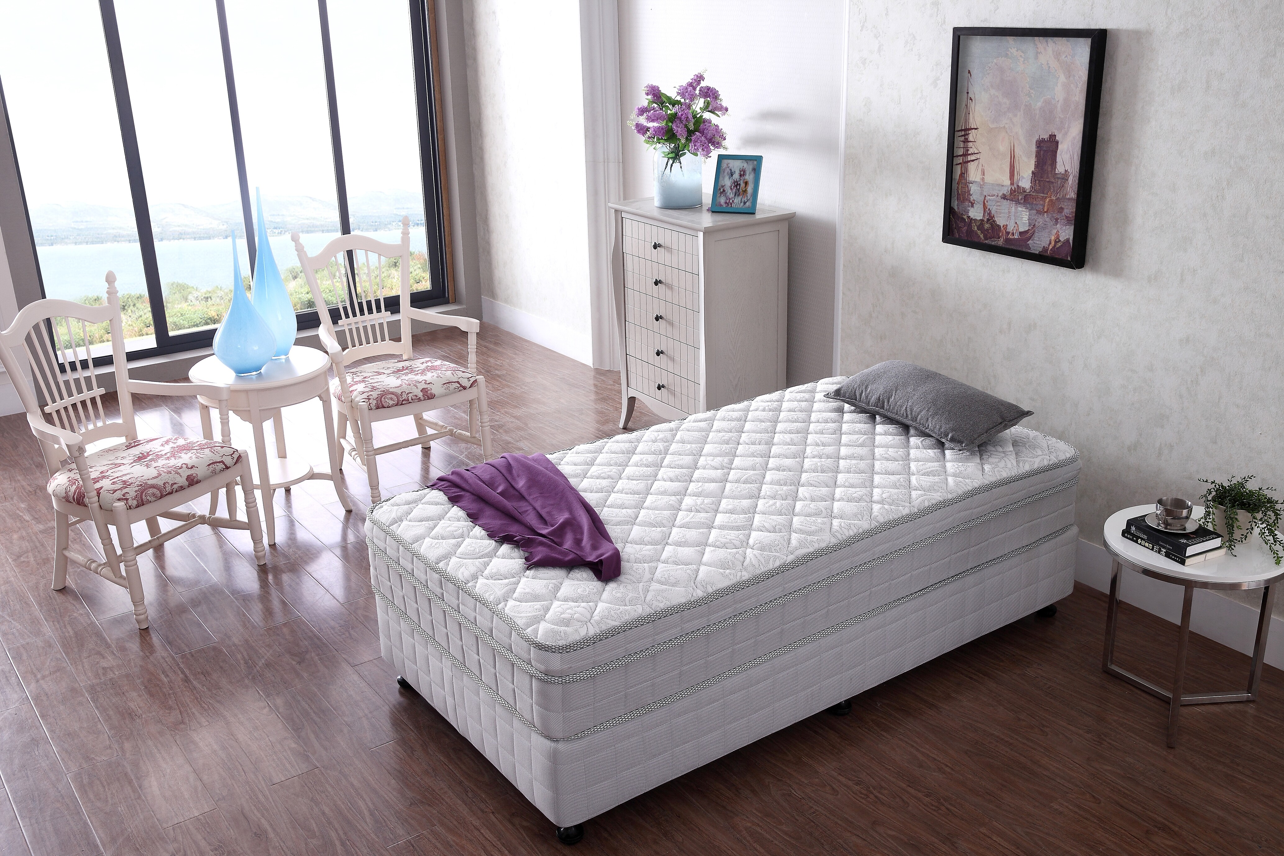 Orthopedic Bonnell Spring Mattress – Breathable Jacquard Fabric & High-Density Foam