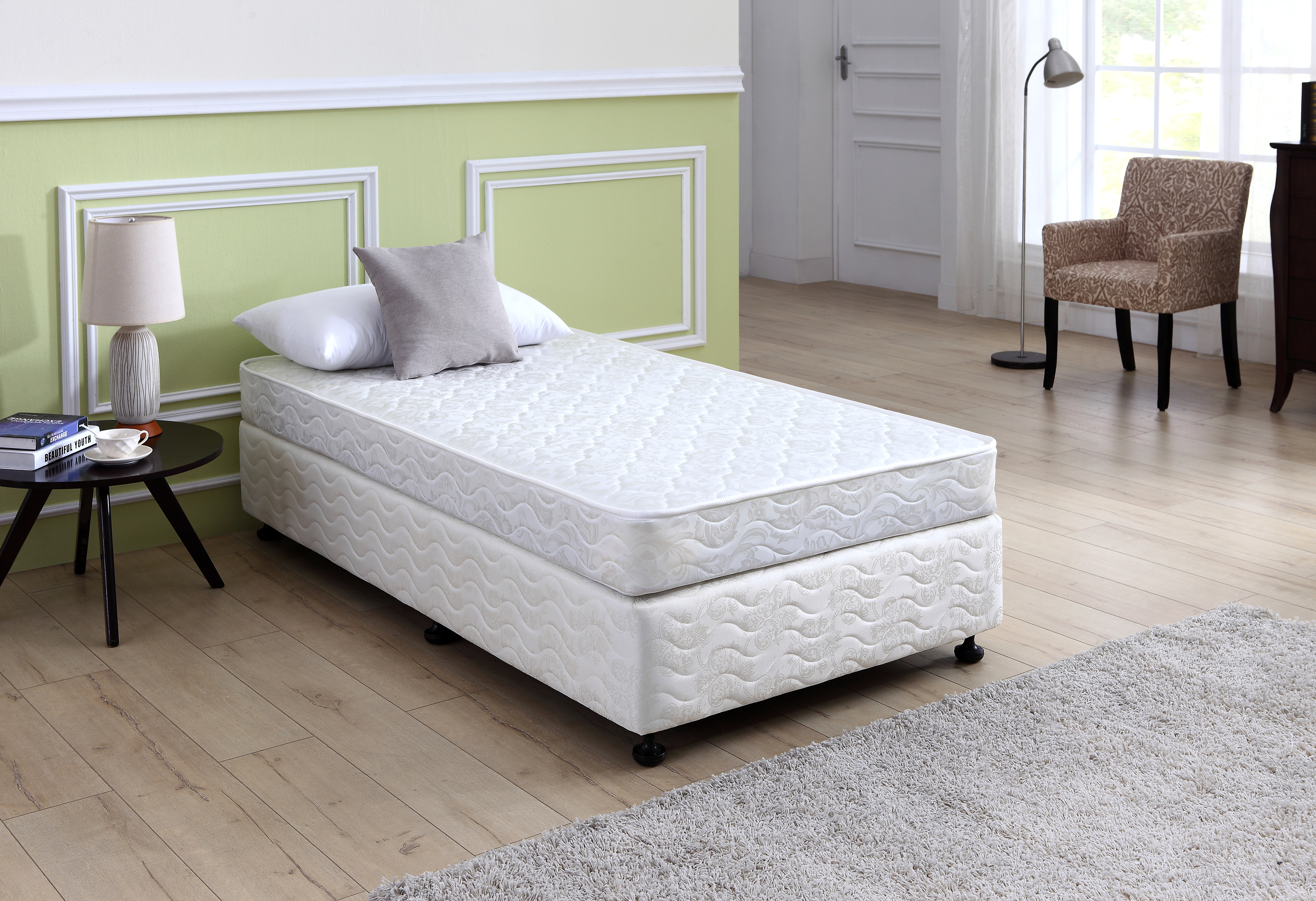 Luxury Pillow Top Pocket Spring Mattress – Breathable Jacquard Fabric & Zero Motion Transfer