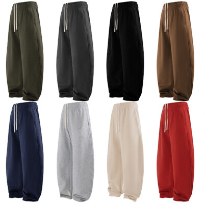 Fashion French Terry Cotton Pants