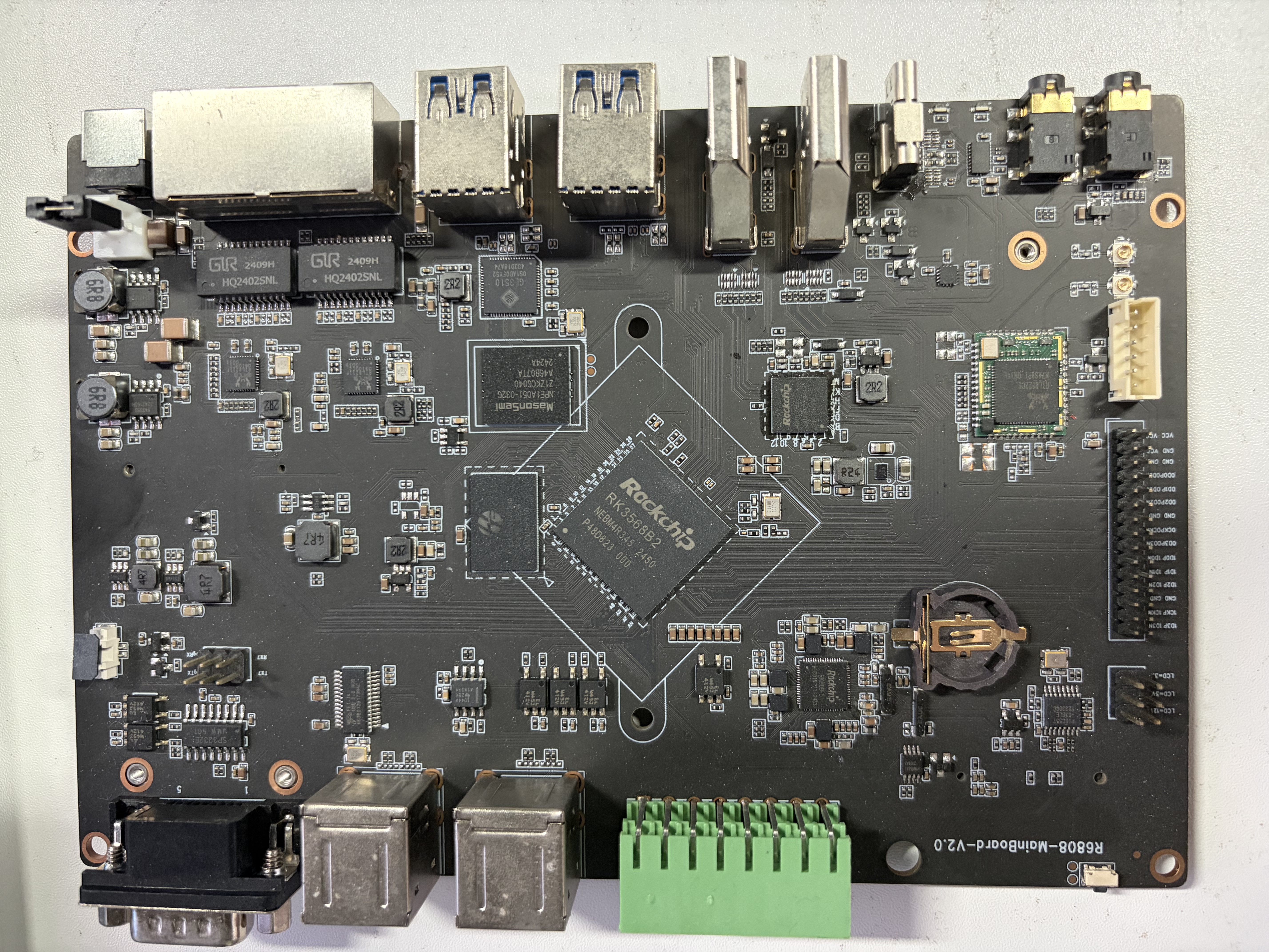 RK3568 Industrial Gateway - R6808 MainBoard V2.0