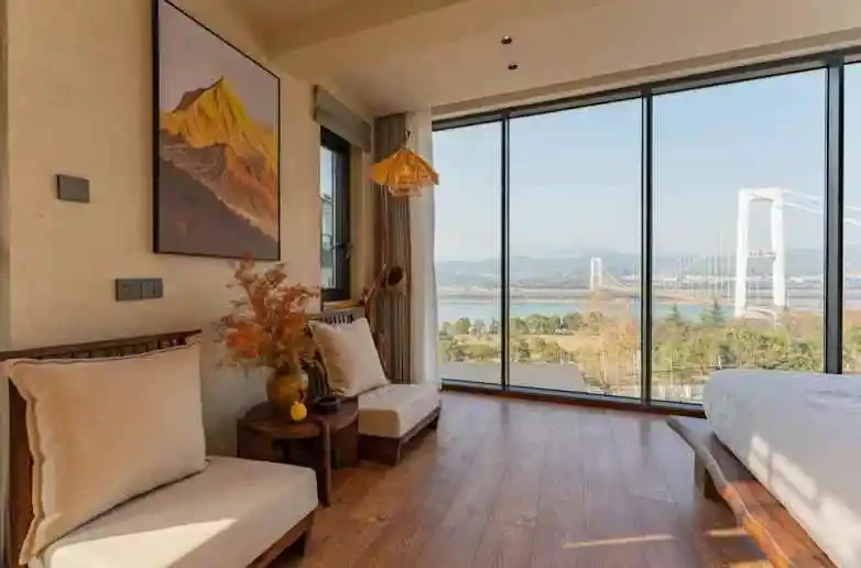 Hubei Three Gorges Wabi-Sabi Style Homestay Furniture Project - Real Scene 3