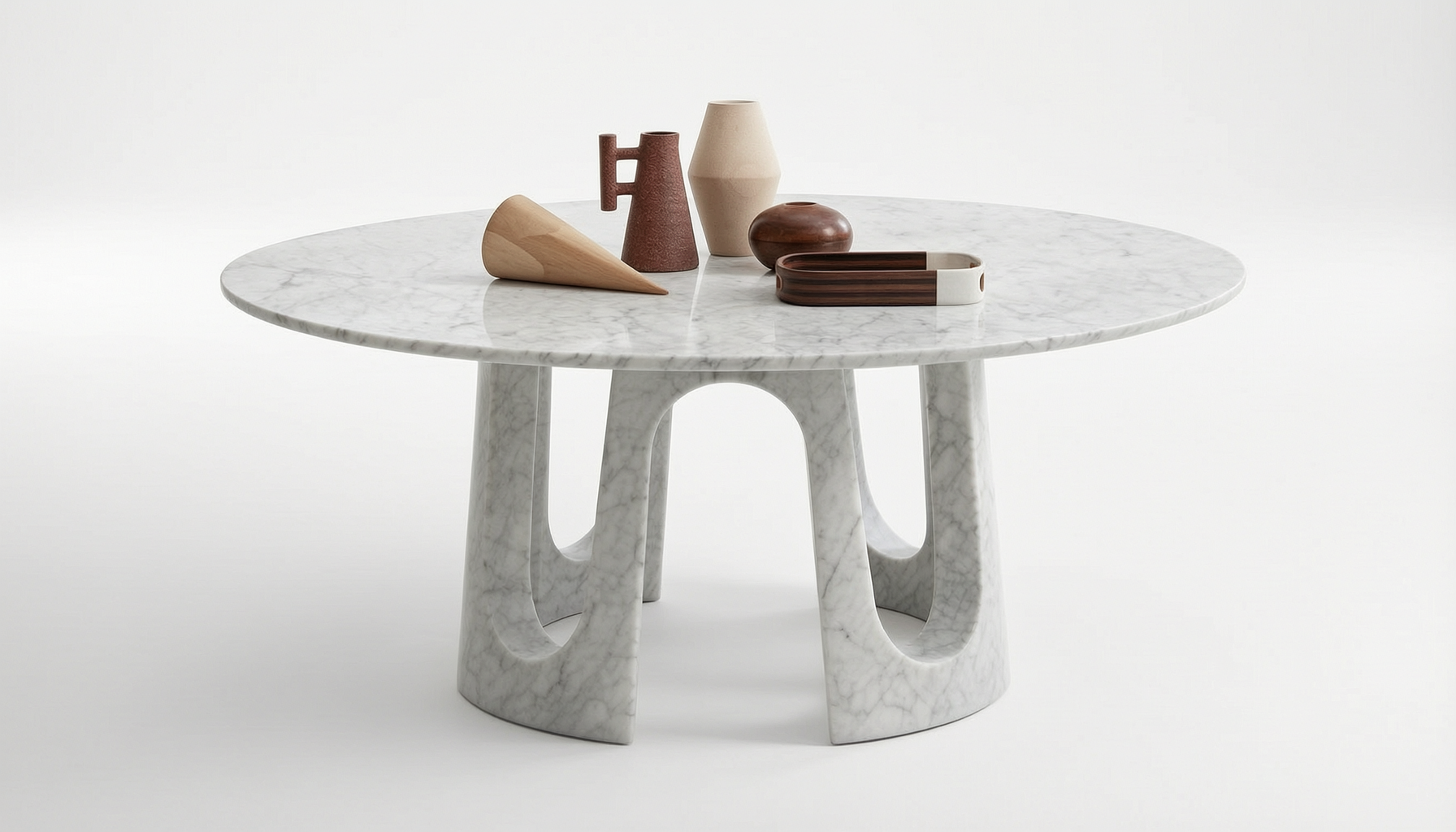 Fendi Marble Leg Round Table
