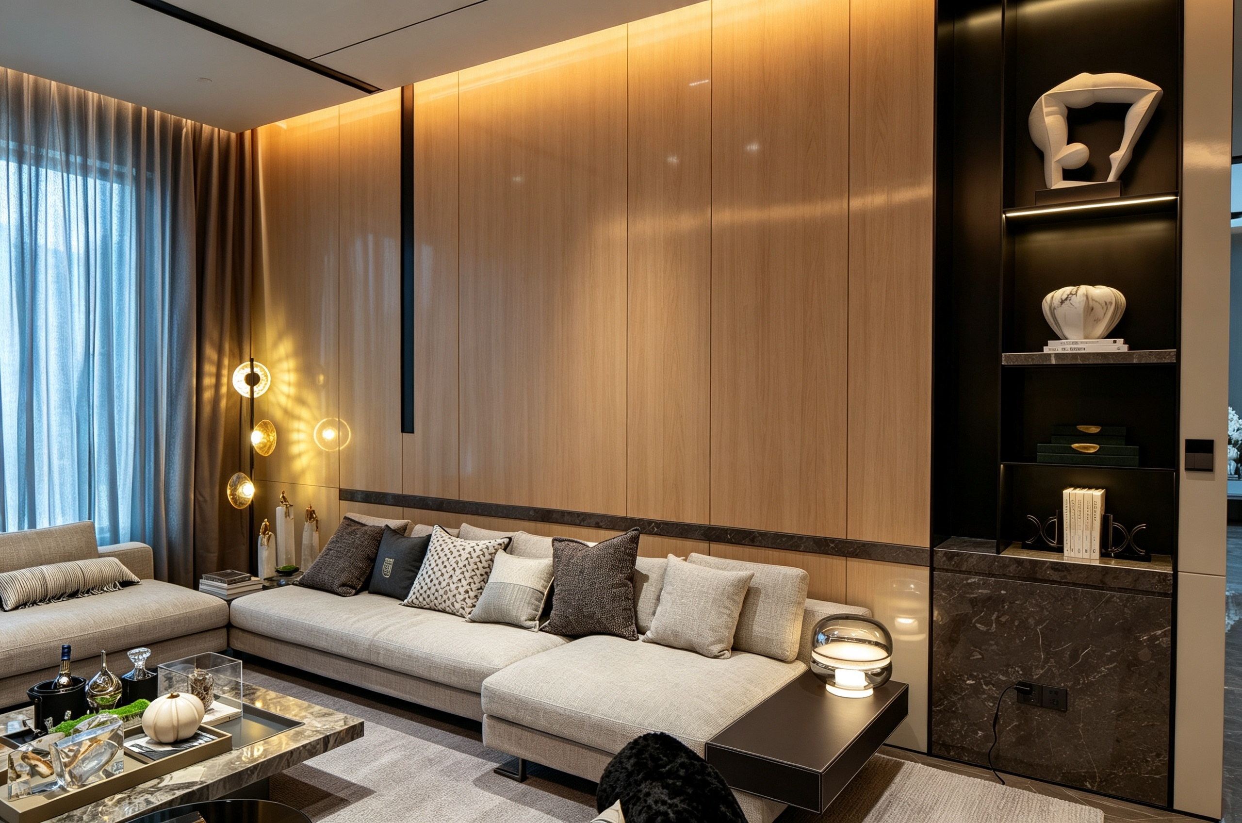 Zhuhai Hengqin Island Model Room | Minimalist Full-Home Showcase - Detail Images