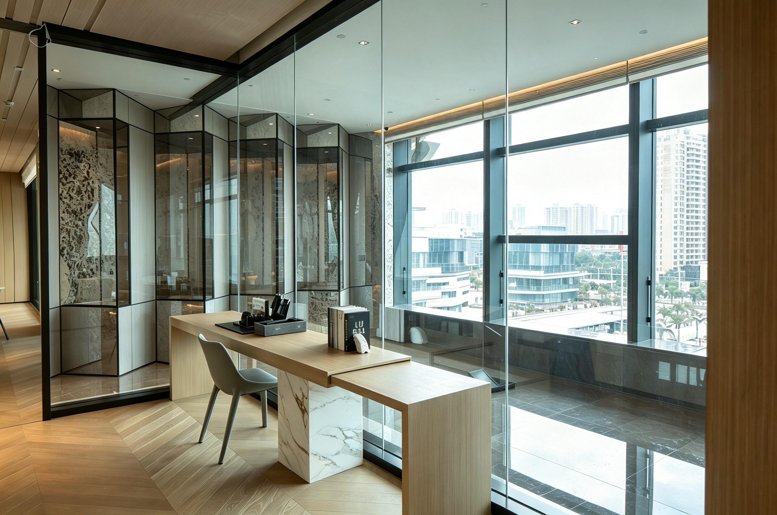Zhuhai Hengqin Island Model Room | Minimalist Full-Home Showcase - Detail Images