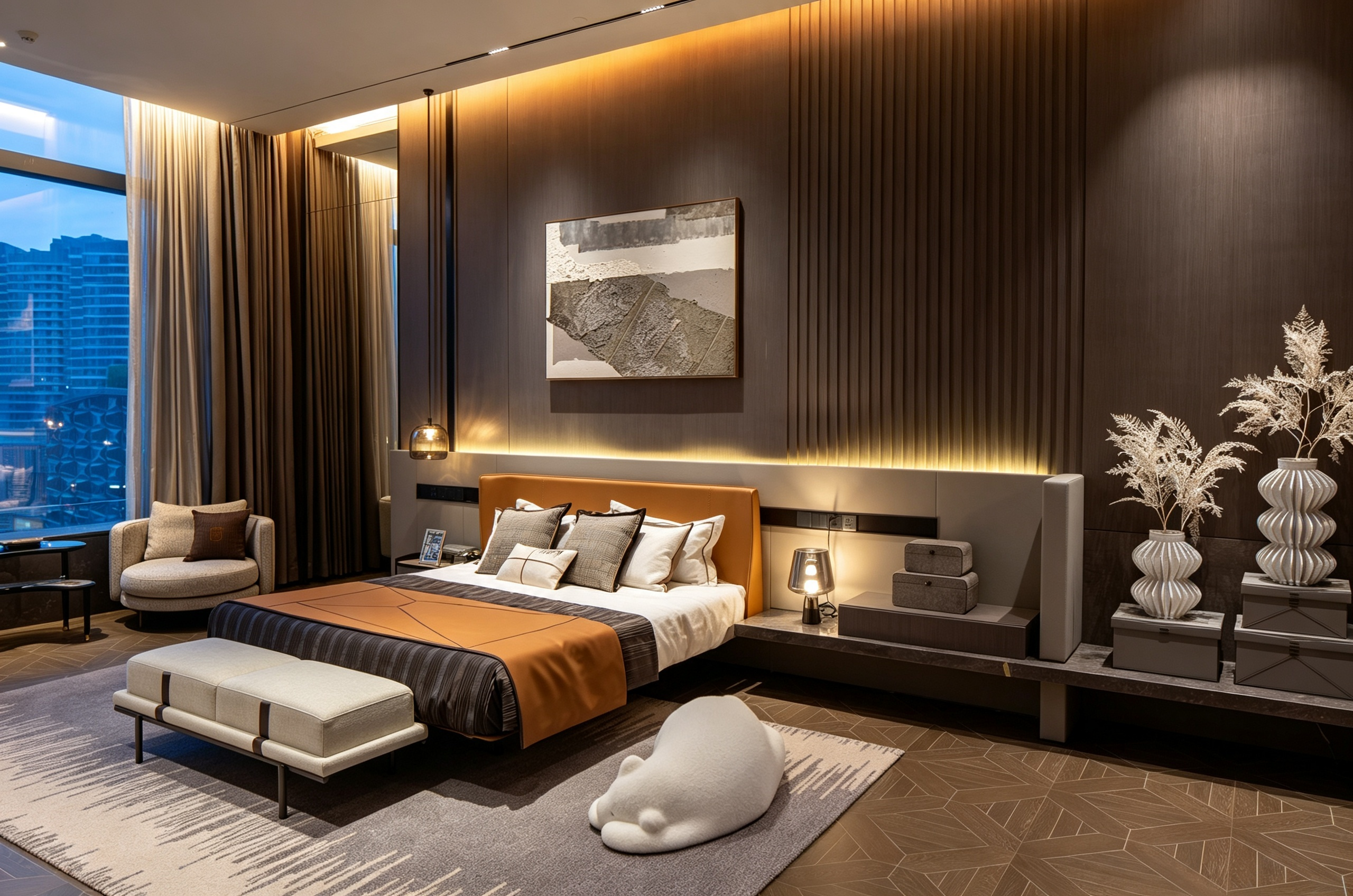 Zhuhai Hengqin Island Model Room | Minimalist Full-Case Showcase - Detail Images
