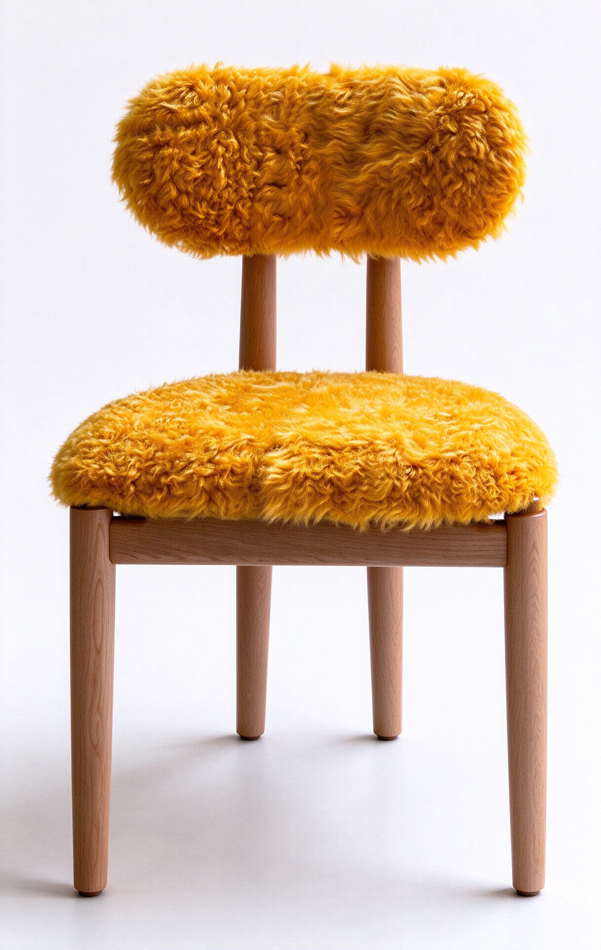Fendi Amber Long Hair Armchair (Front View)