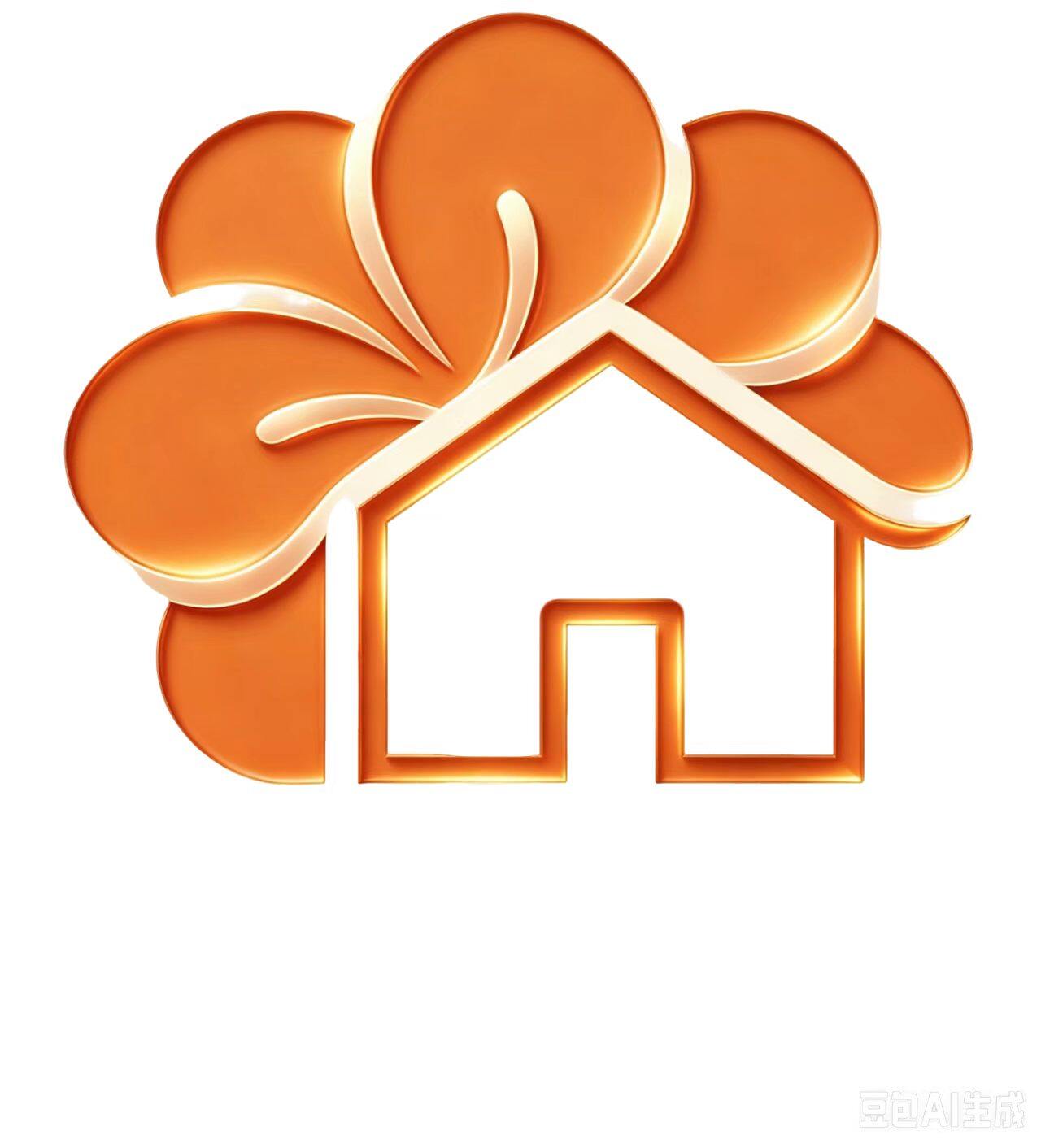 繁花家装设计 Logo