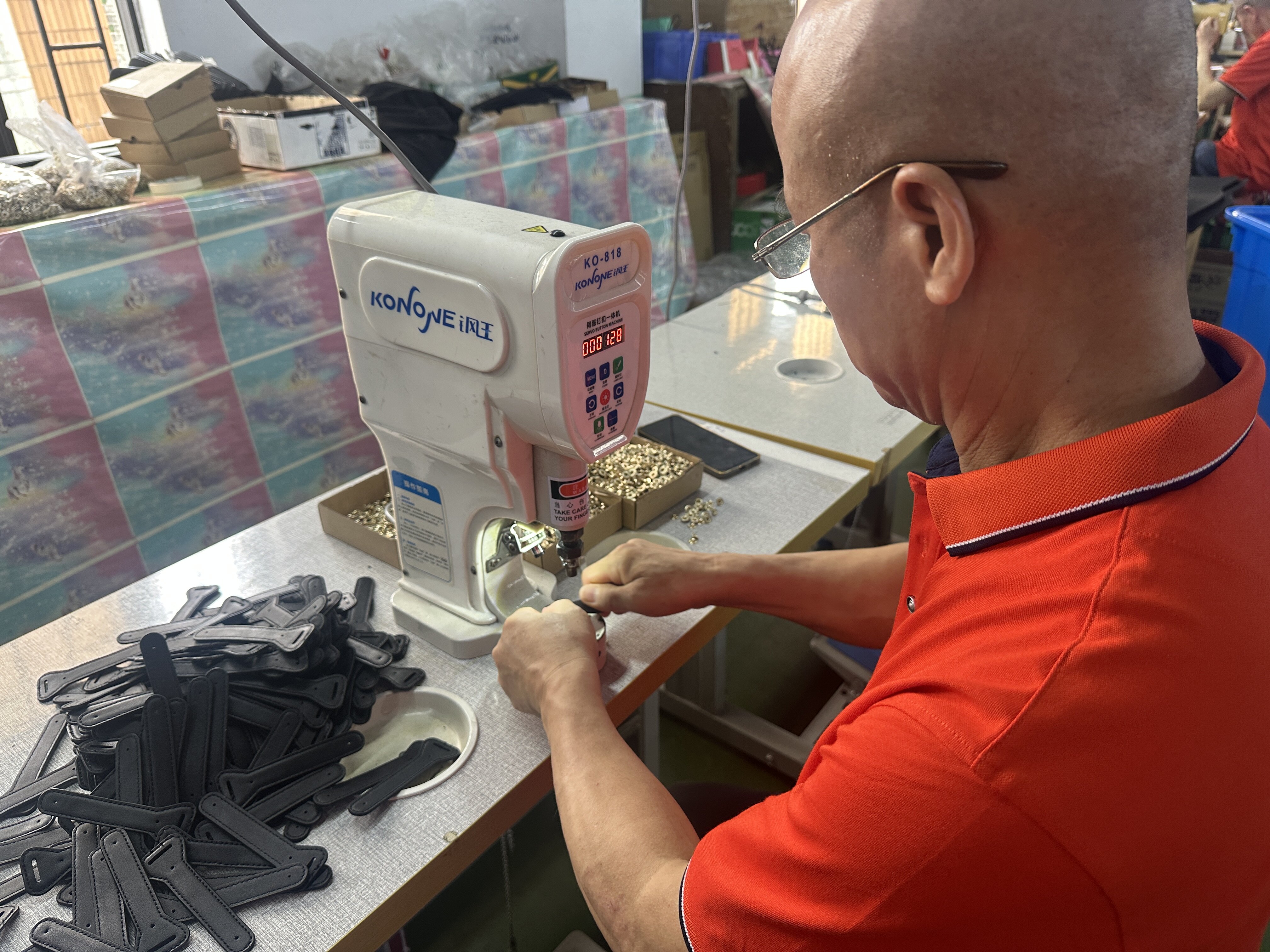 Riveting process - precision hardware attachment
