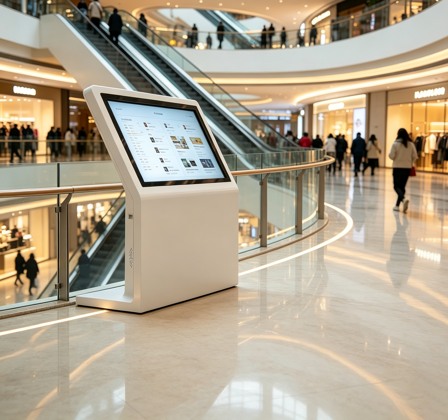 L Shape Kiosk