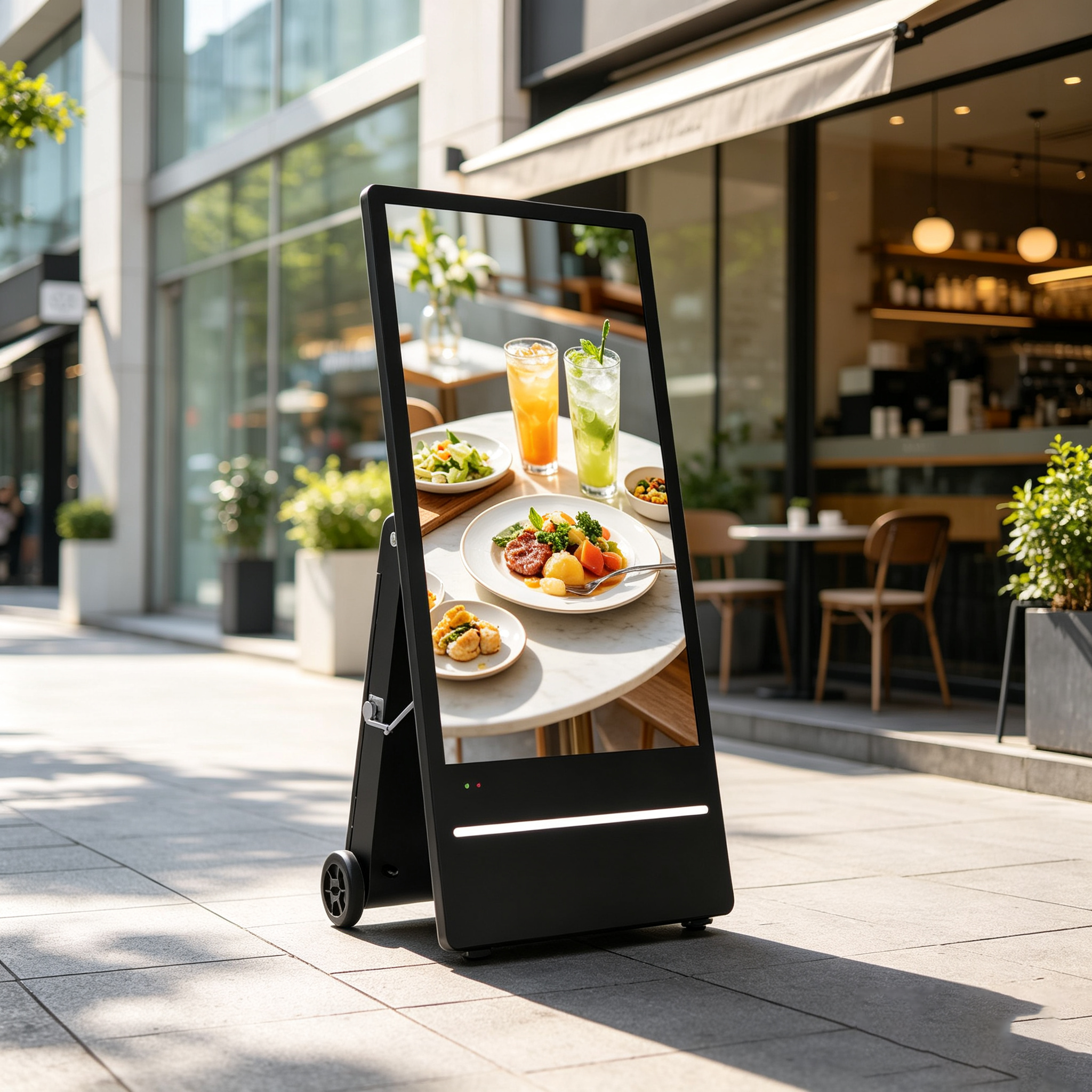 Outdoor Portable Display with Battery
