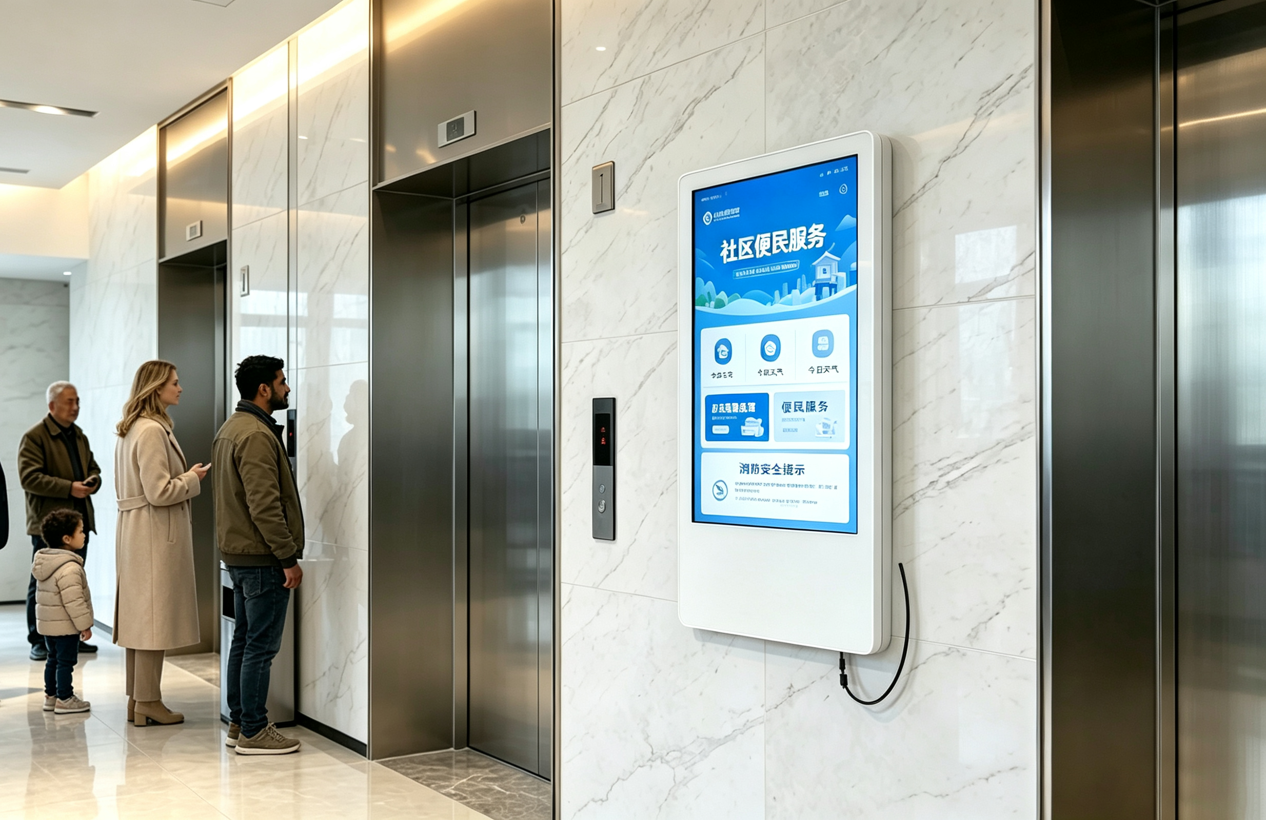 Elevator Digital Signage