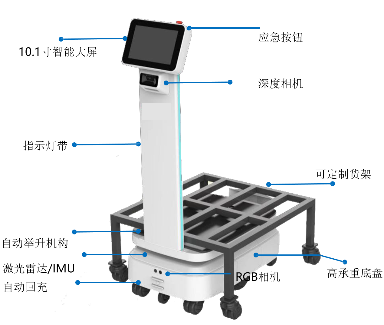 DL150 Automatic Lifting Transport Robot