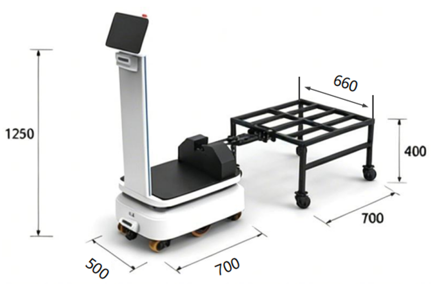 D300T Smart Trailer Towing Robot - 1