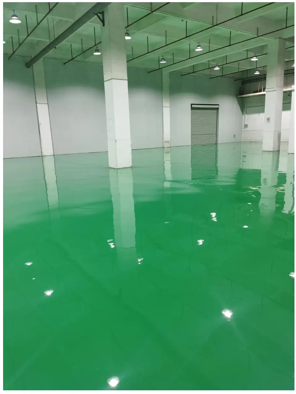 太仓众华仓库防静电环氧地坪 工程照片 3