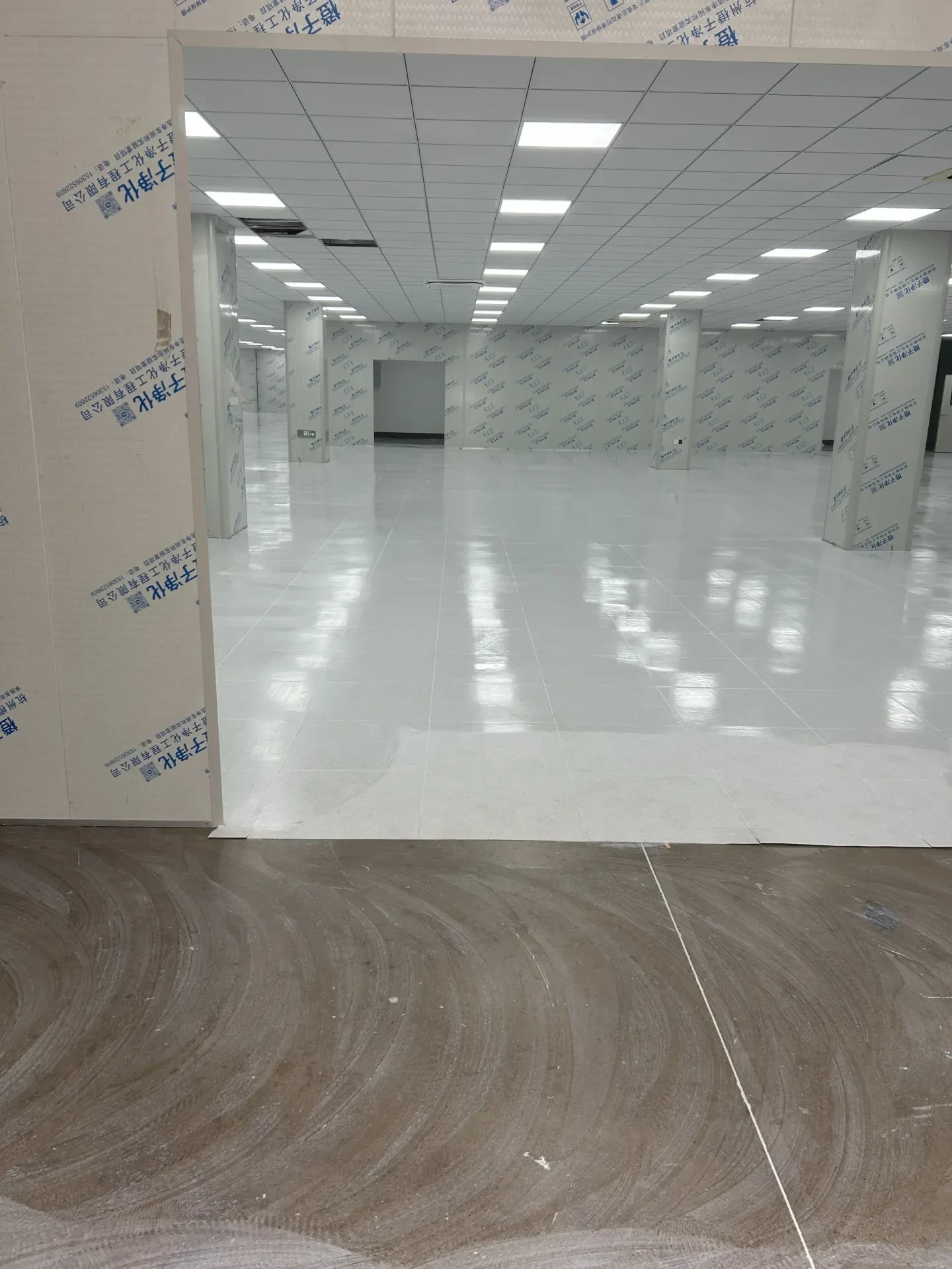 嘉兴海宁工厂防静电地坪工程 工程照片 2