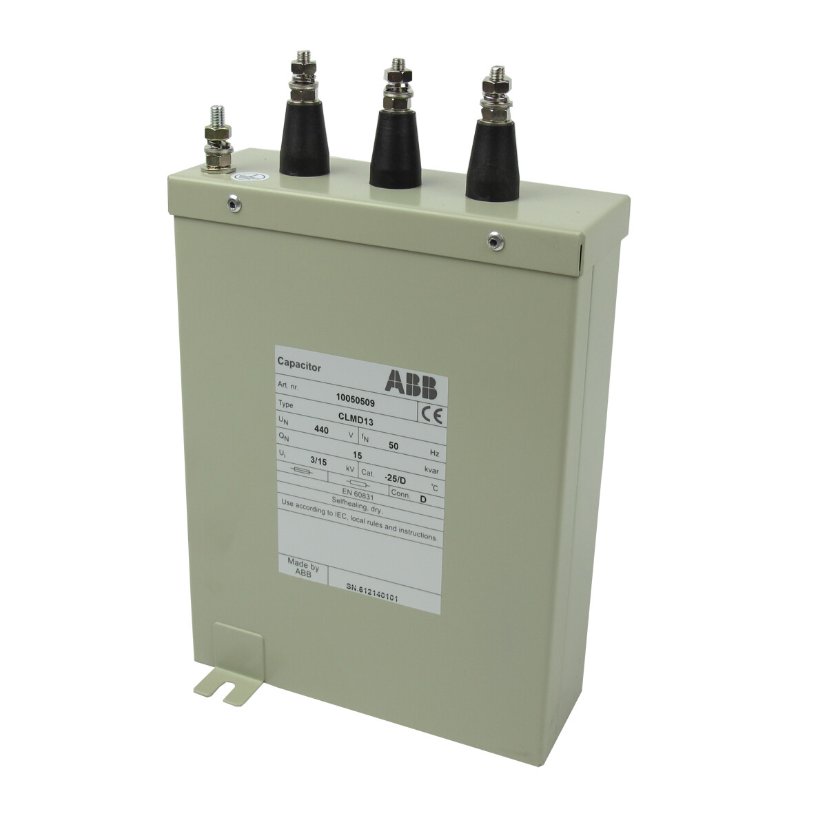 ABB CLMD 干式低压电容器 | 5-100kvar | 功率因数校正 | 自愈合薄膜 | 损耗<0.5W/kvar