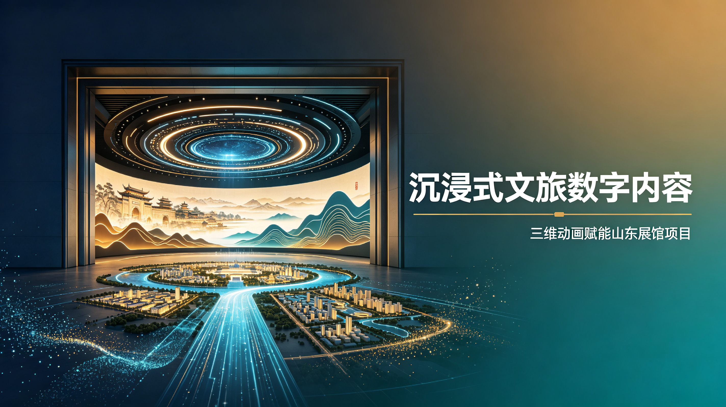 沉浸式文旅数字内容,三维动画如何赋能山东展馆与文旅项目