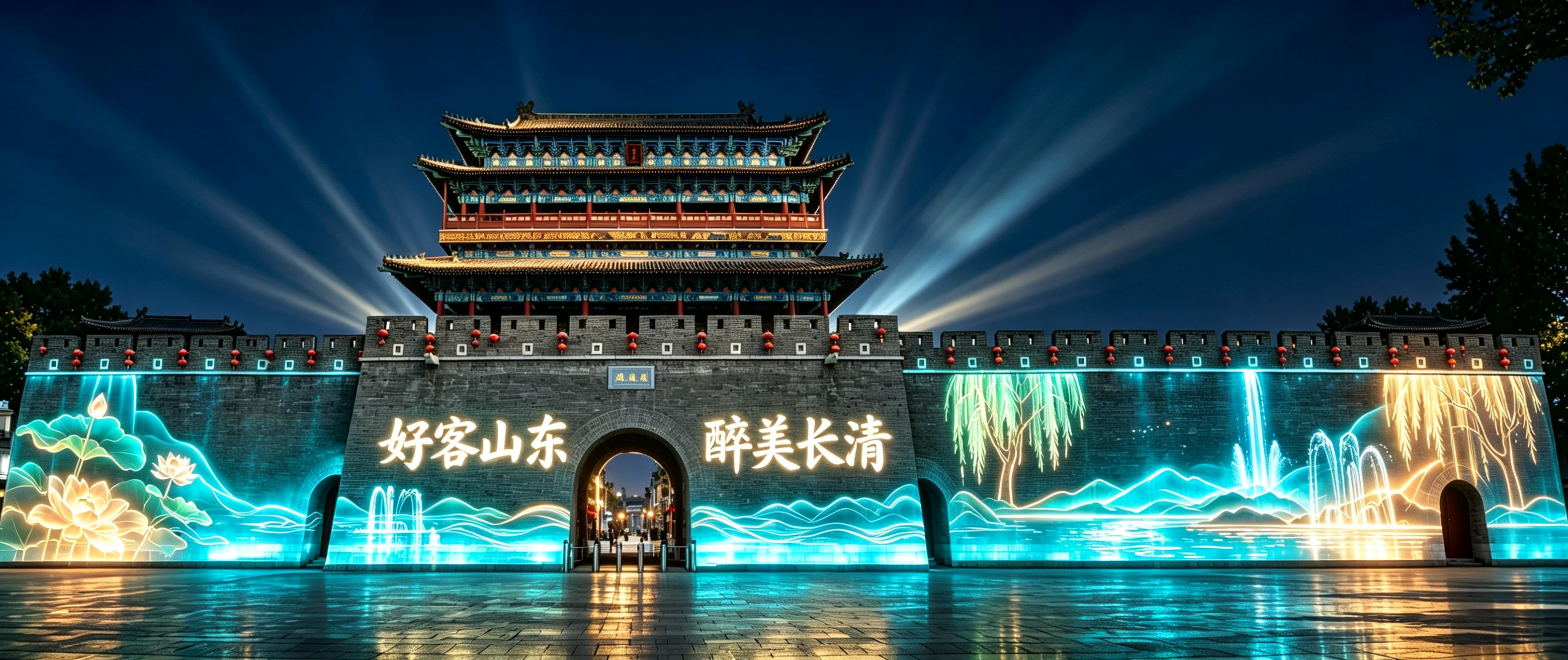 文旅电影小镇激光投影