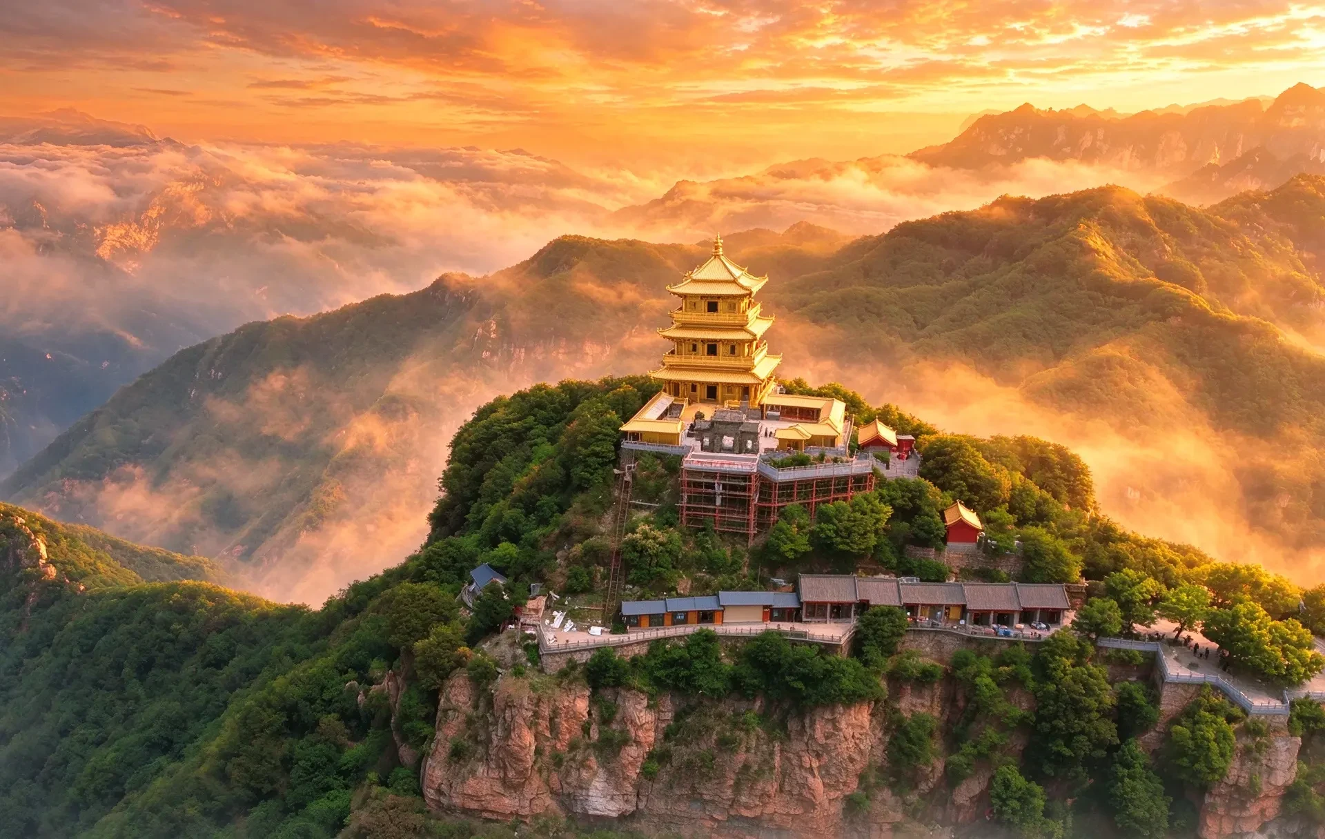 书院书房与书架实景