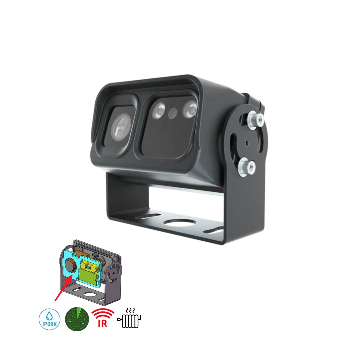 Millimeter-wave radar + camera