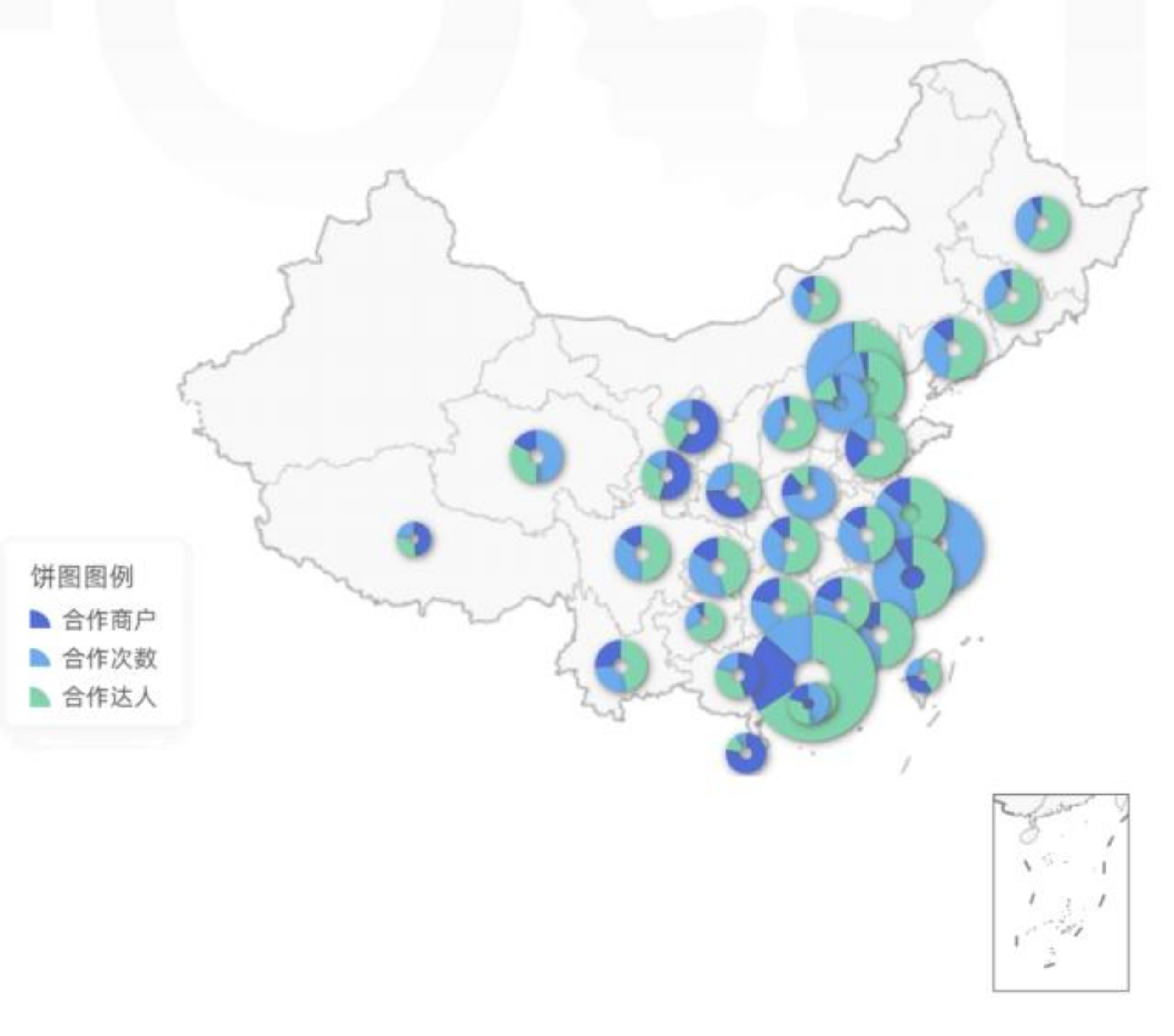 全国合作分布图