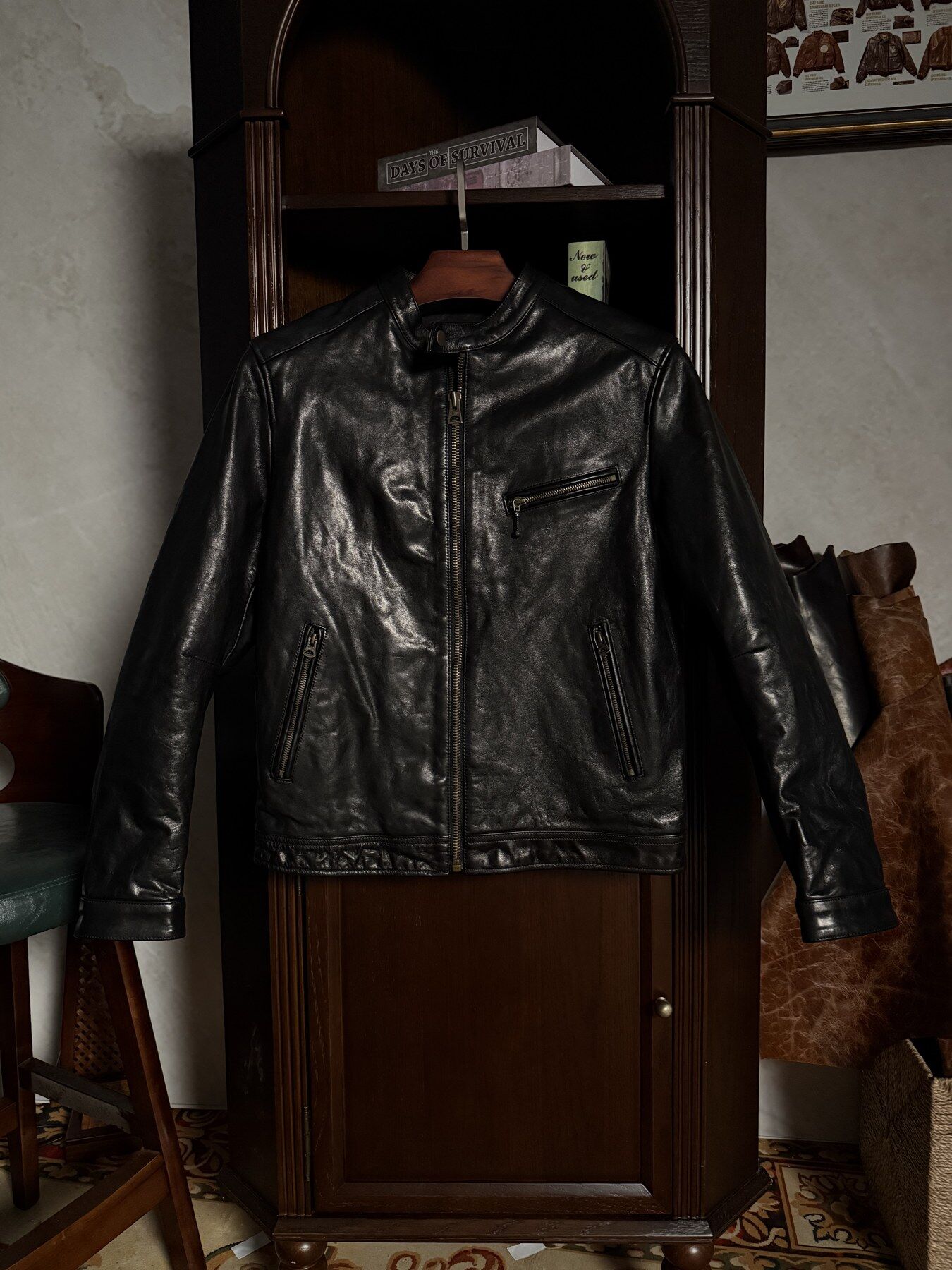 Black Thor Jacket - front view