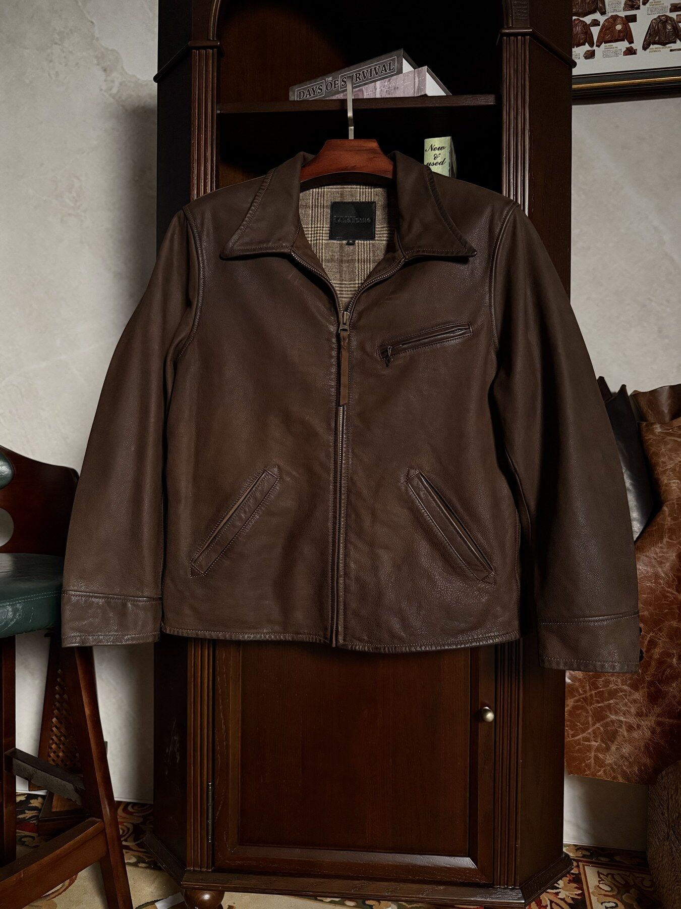 Brown 1930 Jacket - front view