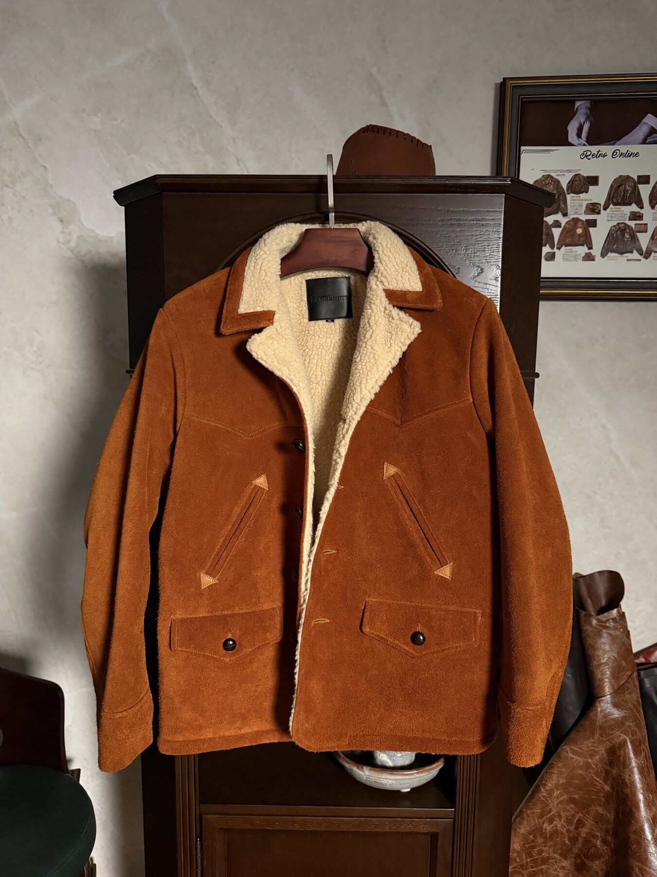Tan Ranch Jacket - front view