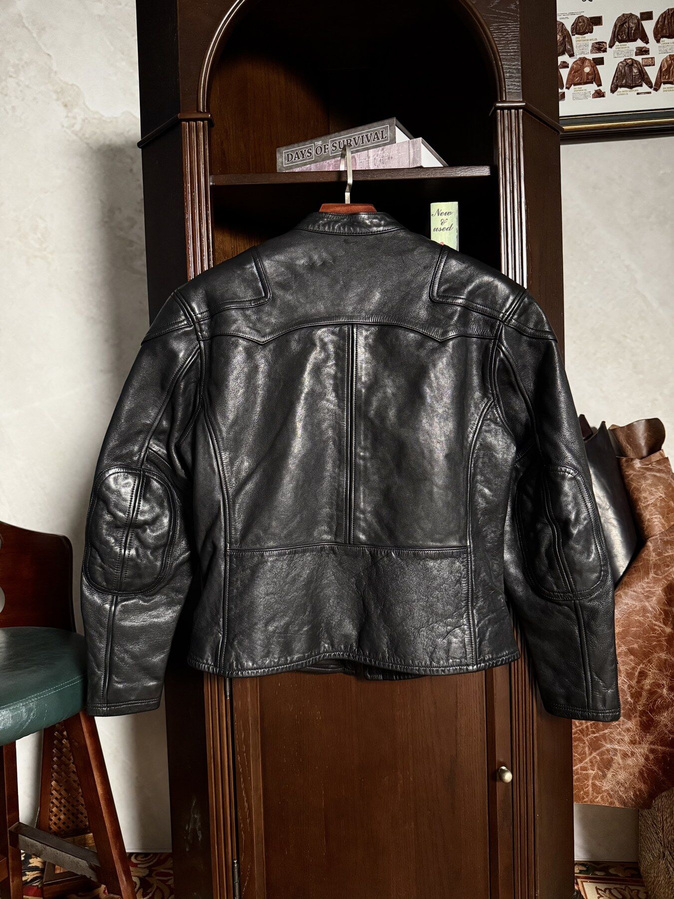 Black Venom Jacket - back view