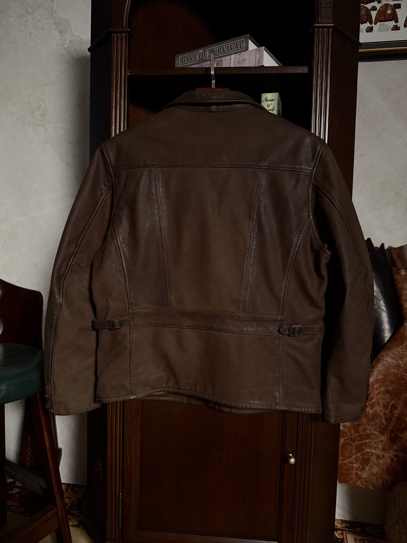 Brown 1930 Jacket - back view