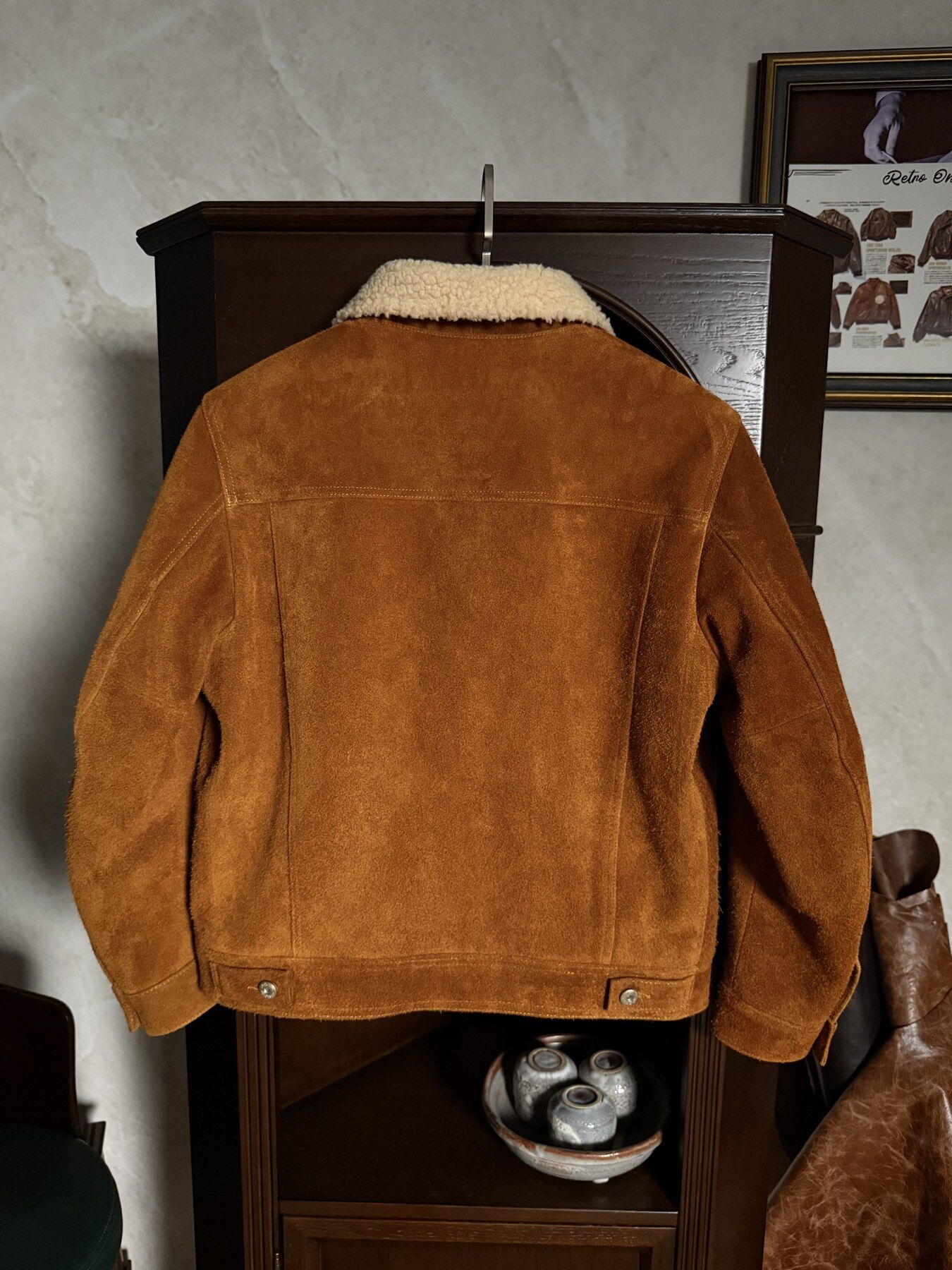 Tan 507 Jacket - back view