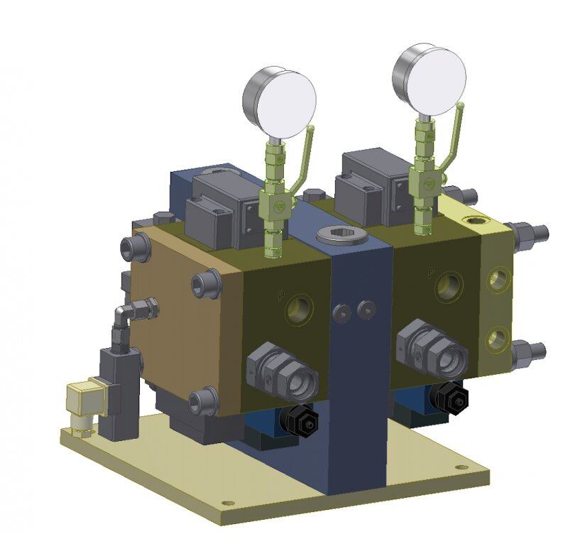 Hydraulic Safety Manifold Block - 3D Model