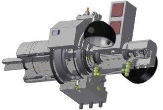 Hydraulic Torque Actuator - Side View