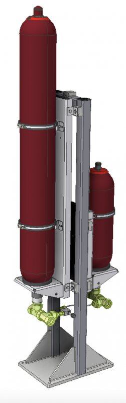 Hydraulic Safety Manifold - Vertical Configuration